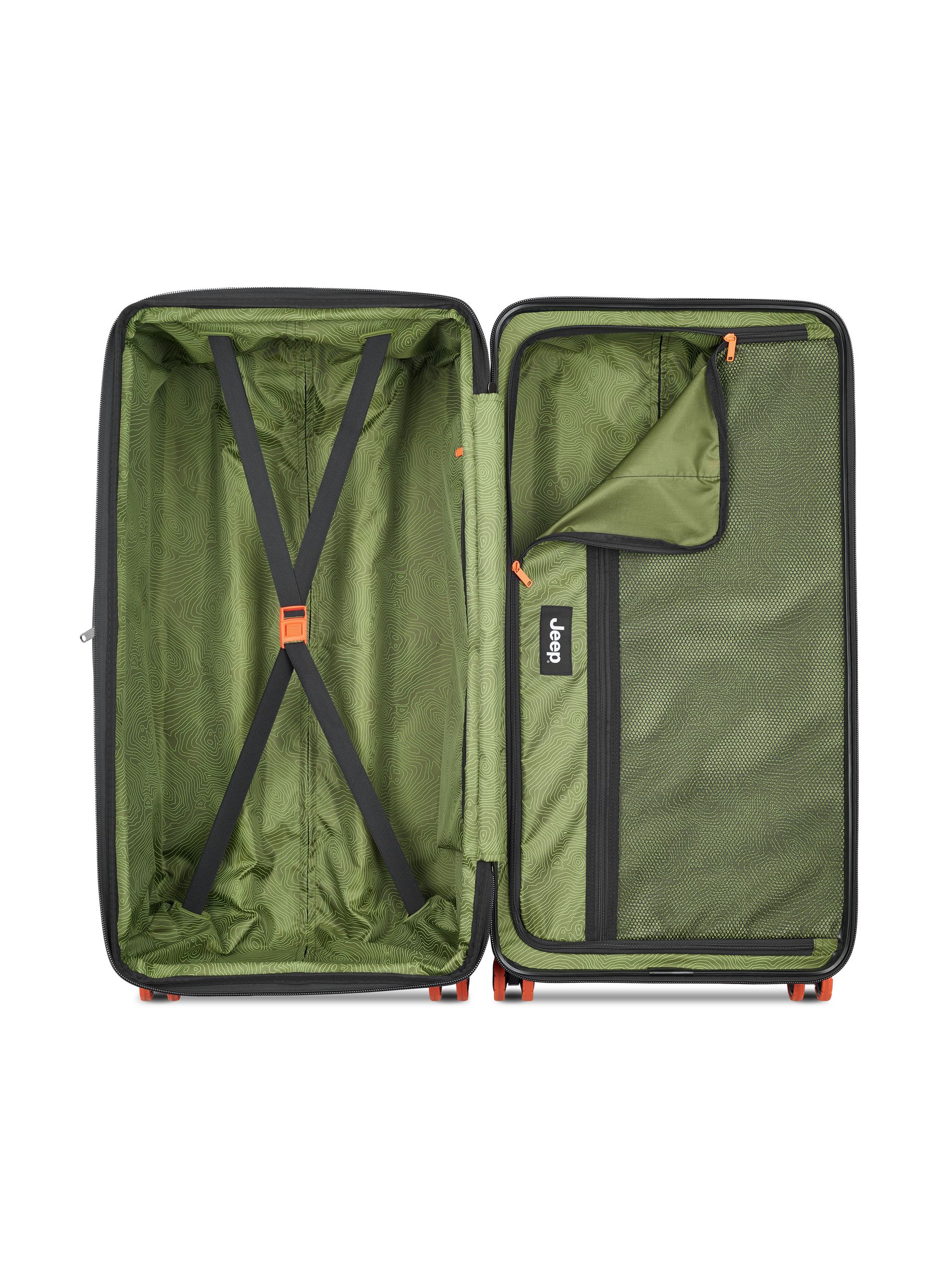 Valise soute rigide taille xxl - jh002b JEEP Noir