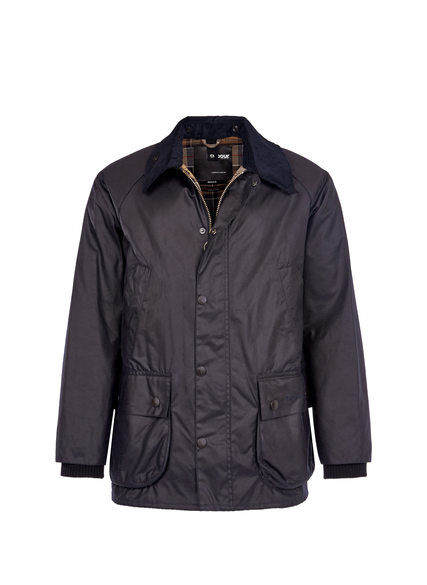 Jacket with classic cotton collar BARBOUR Blue