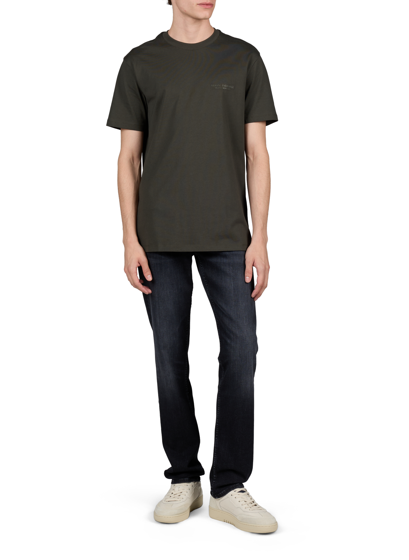 Slimmy washed denim jeans in blended cotton 7 FOR ALL MANKIND Black