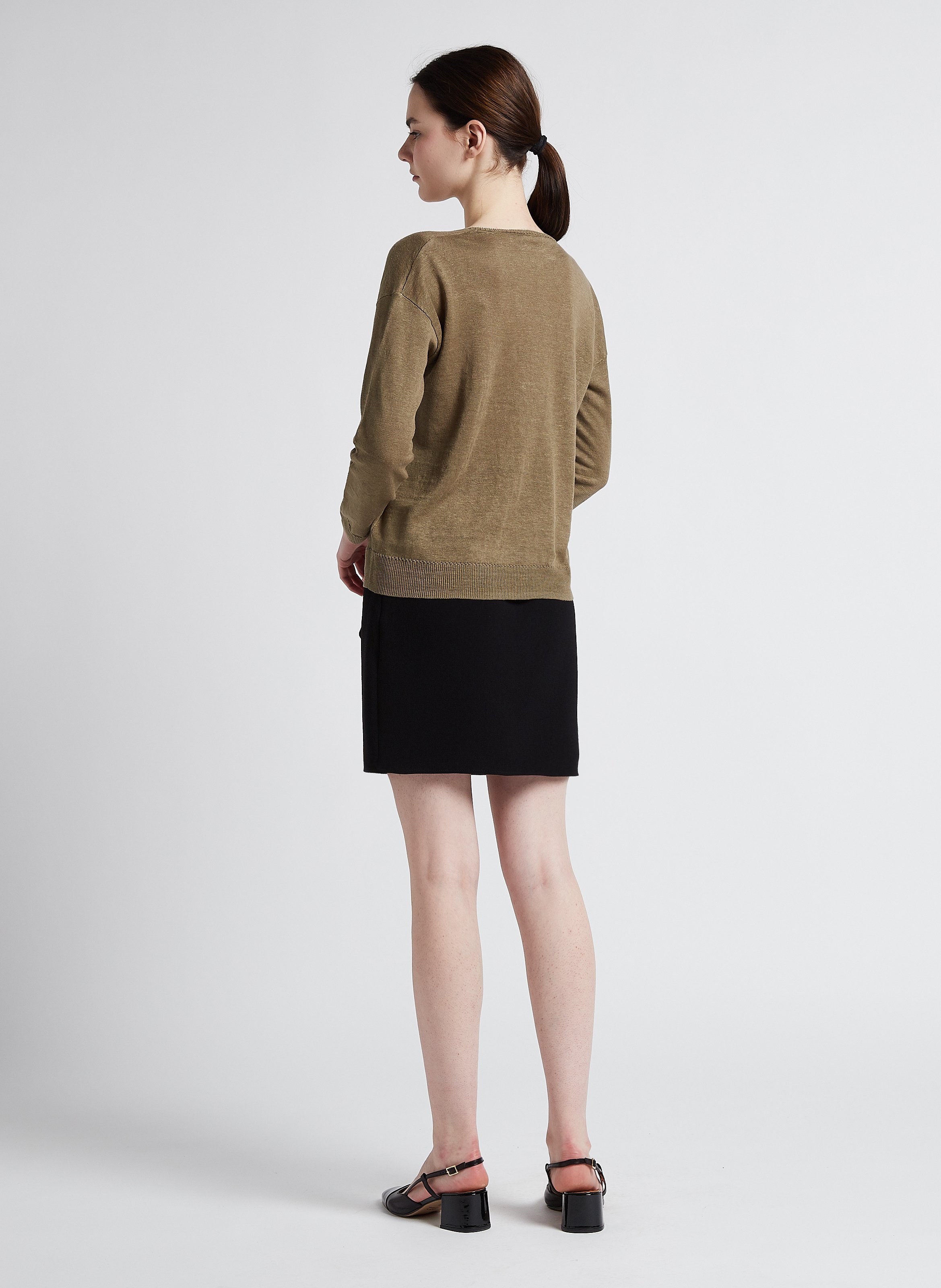 Babies en cuir dhapopy JONAK Noir
