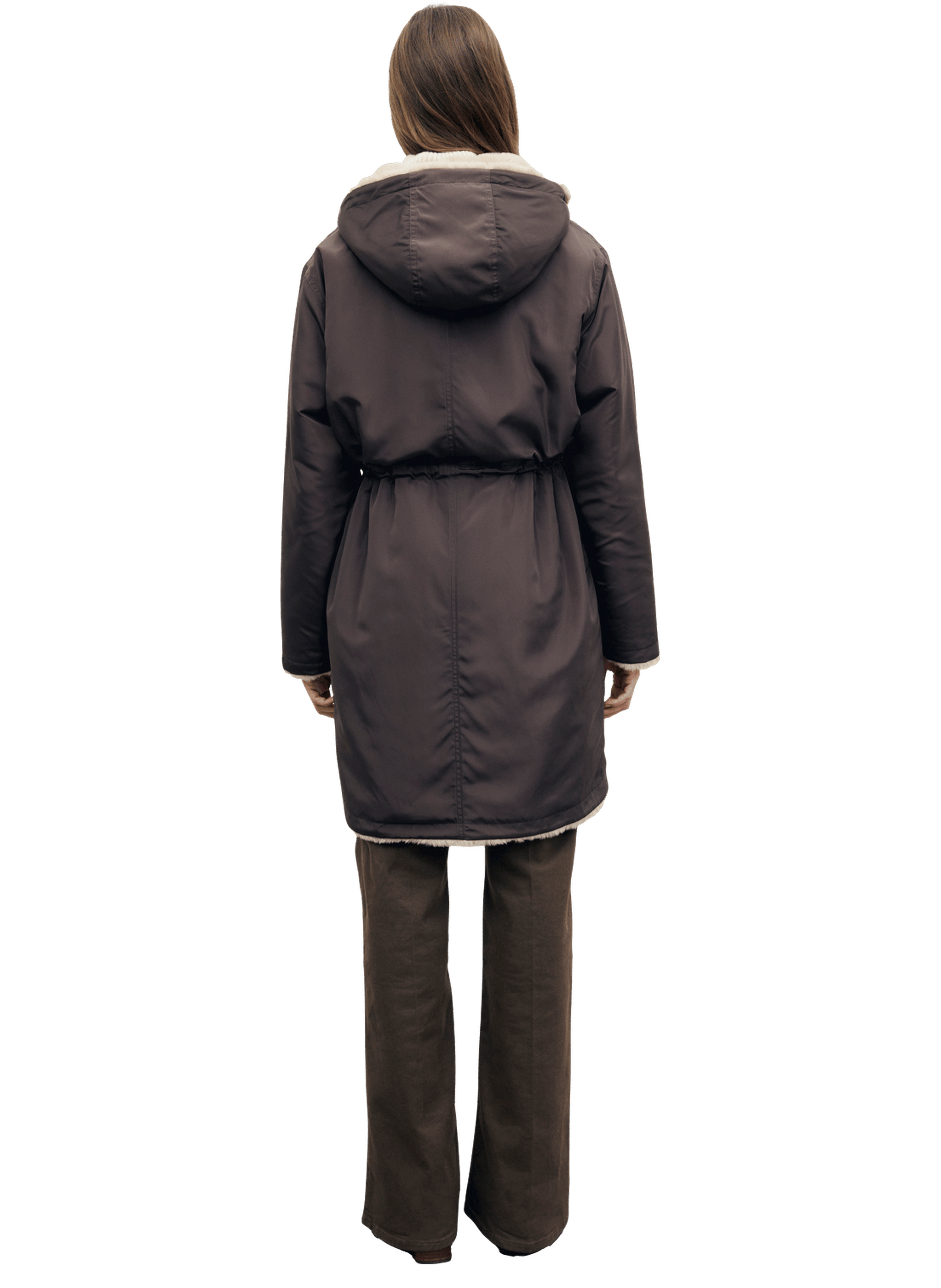 Parka réversible à capuche - anny GERARD DAREL Marron