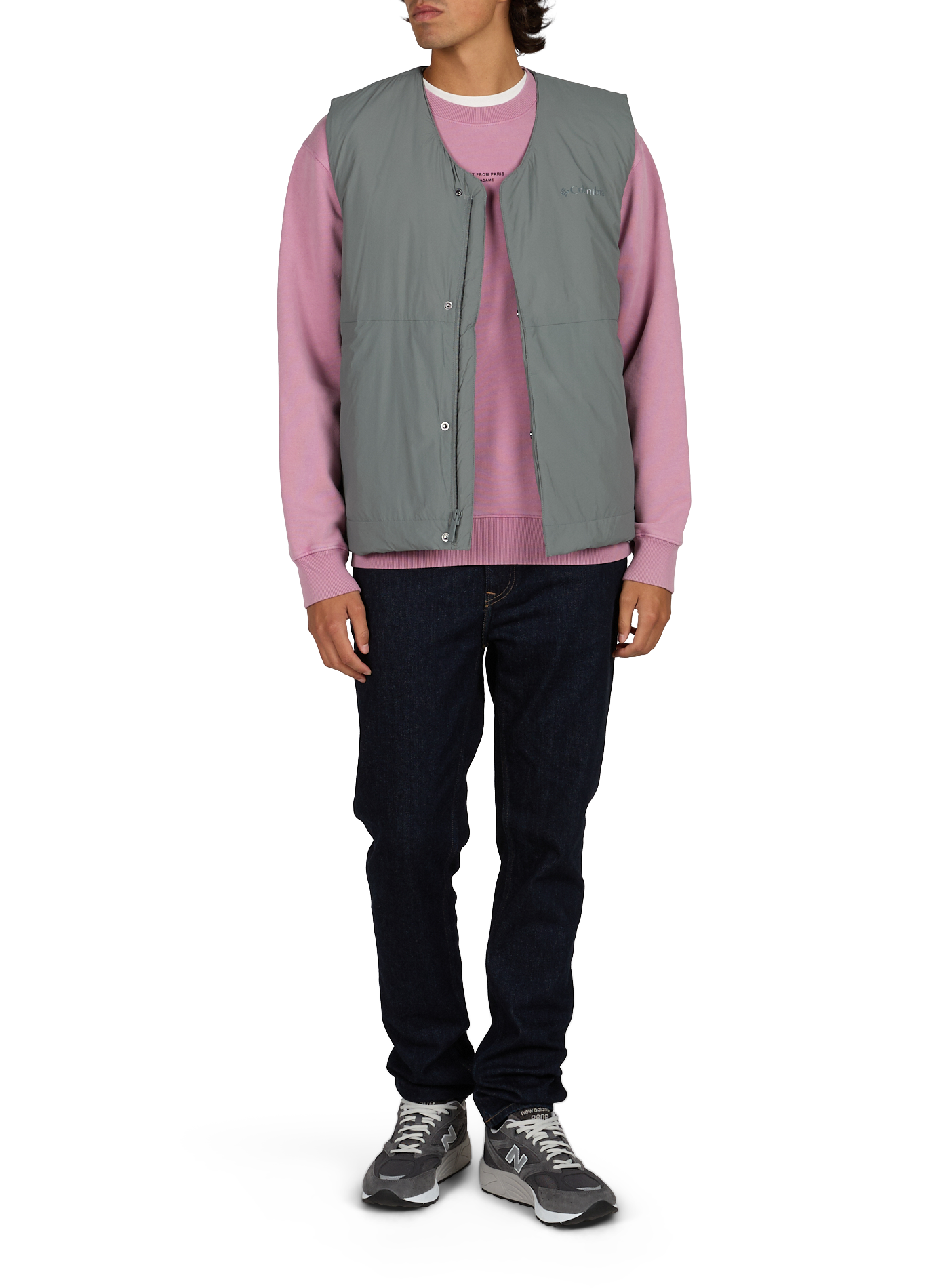 Street Heights™ Insulated and Quilted Sleeveless Jacket COLUMBIA Grey