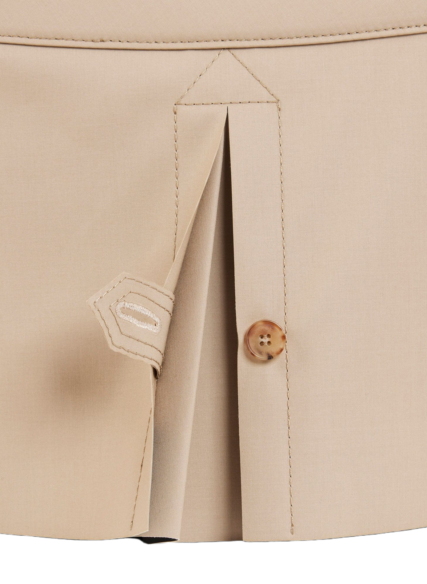 Trench-Schultertasche aus Baumwolle. LACOSTE Beige