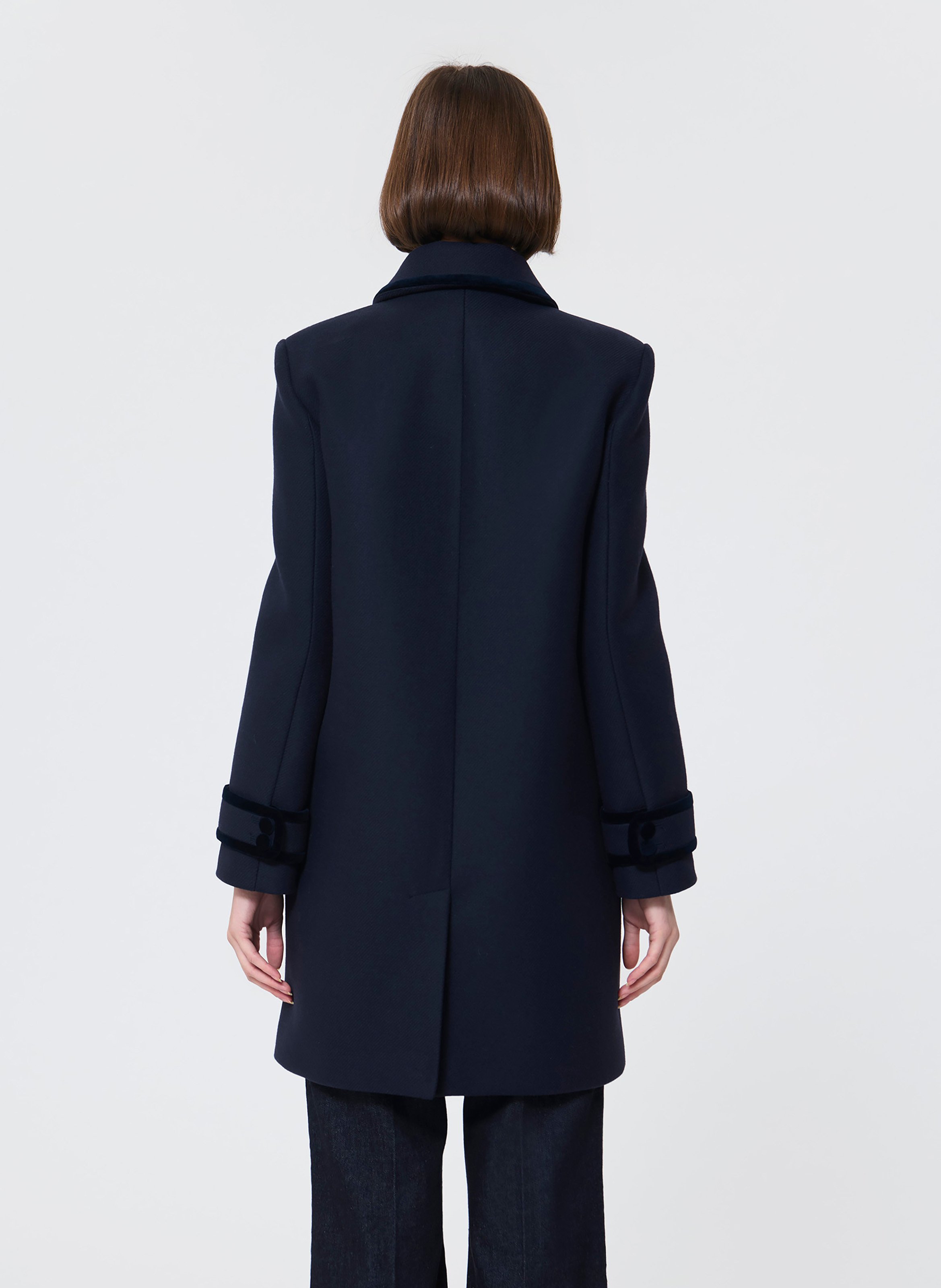 Manteau mado TARA JARMON Bleu