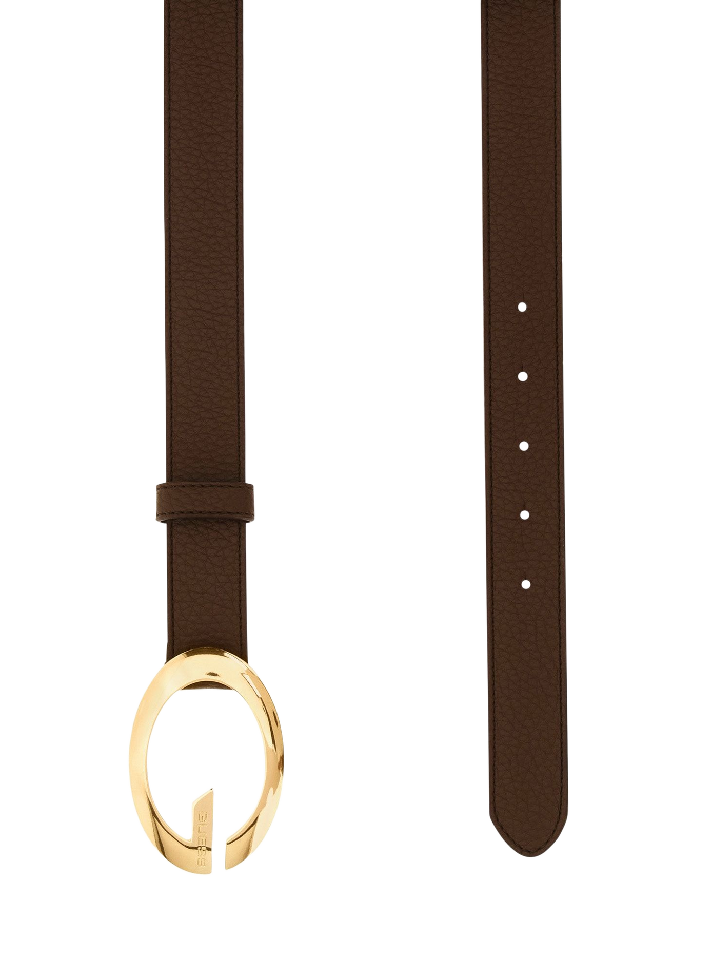 Ceinture effet cuir GUESS Marron