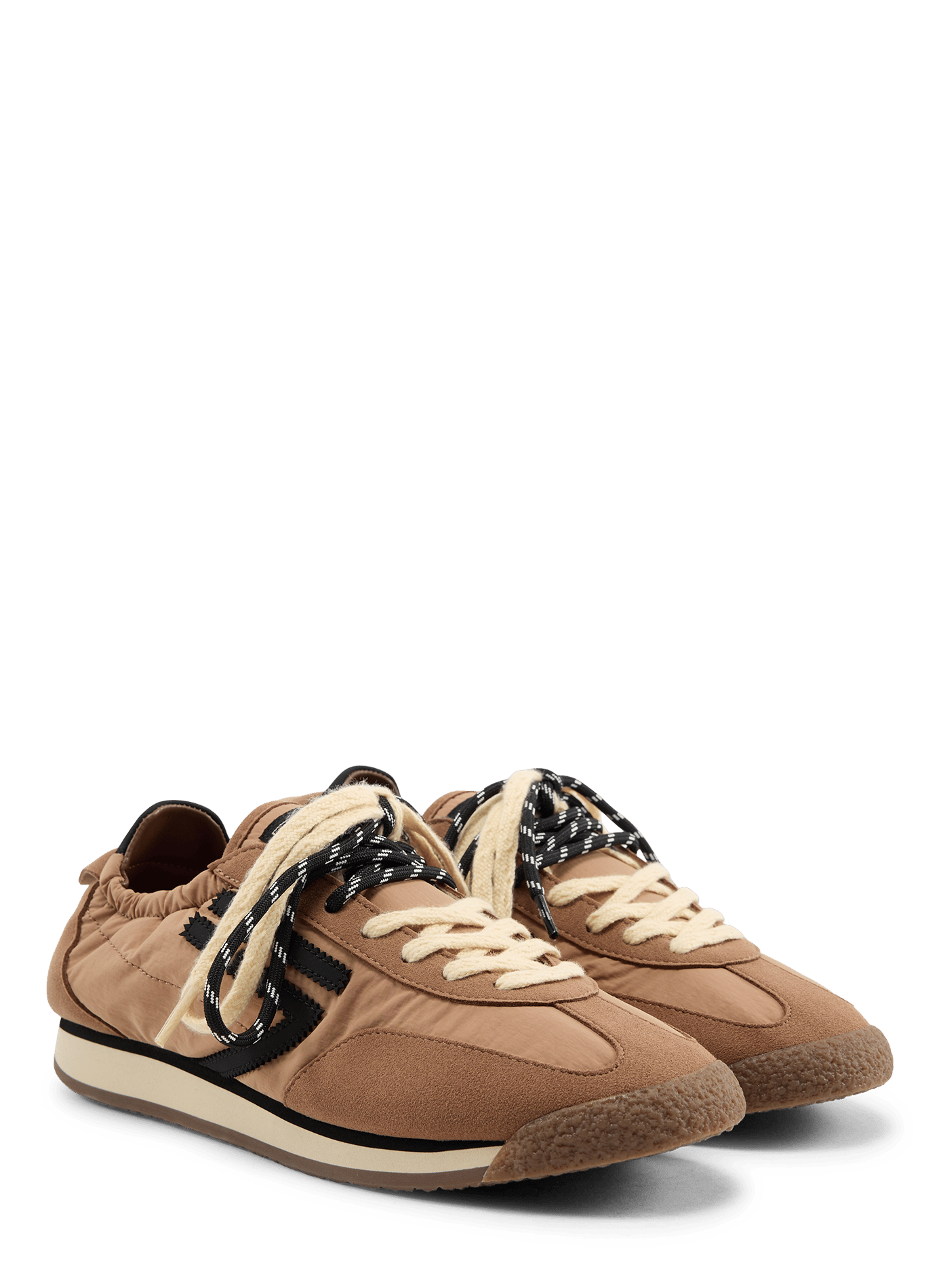 Panther double lace sneakers | Brown PURAAI Women