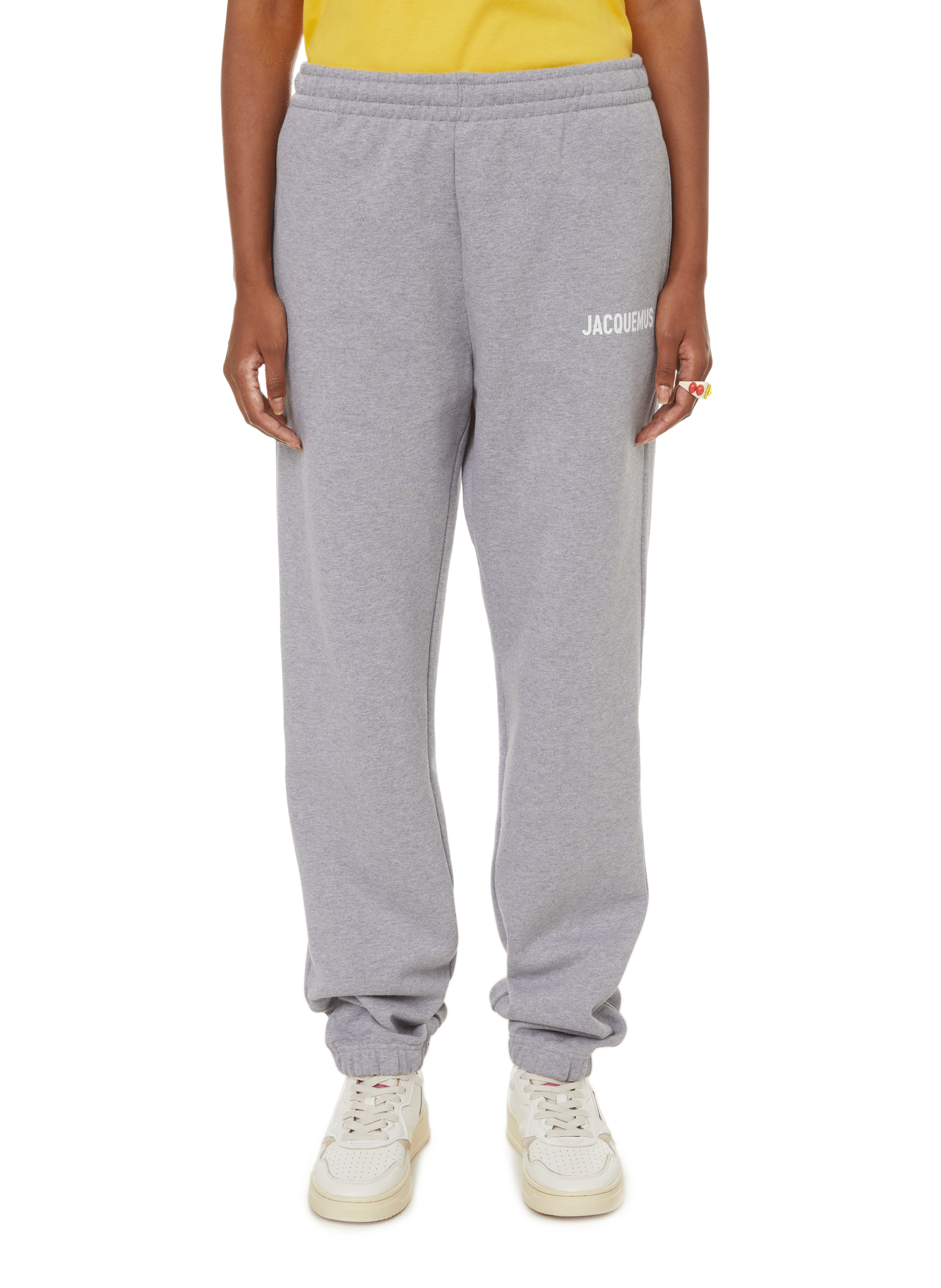 Le pantalon en coton JACQUEMUS Gris