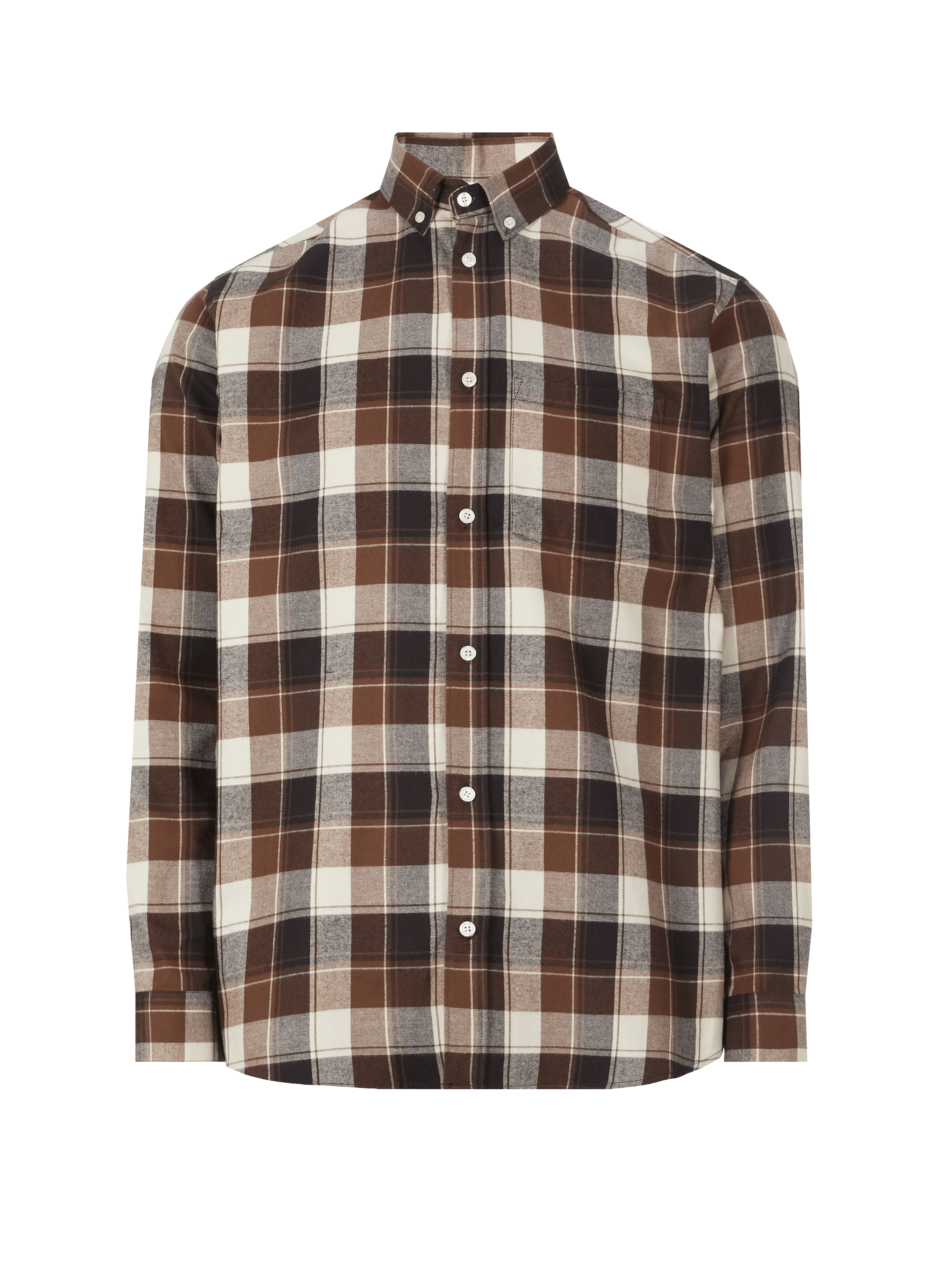AU PRINTEMPS PARIS Chemise à carreaux en coton Multicolore