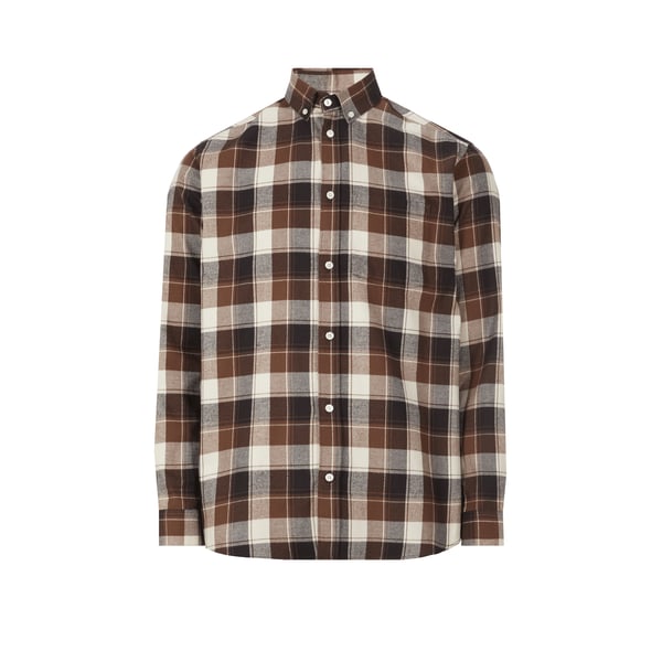 Chemise à carreaux en coton