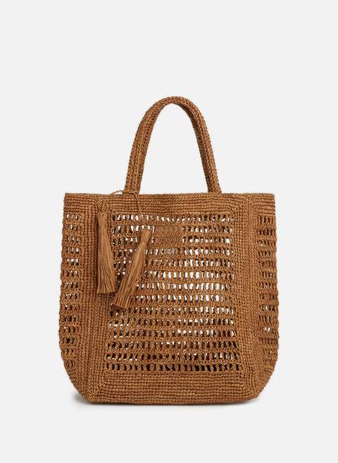 Anabelle straw bag BrownMAISON NH 