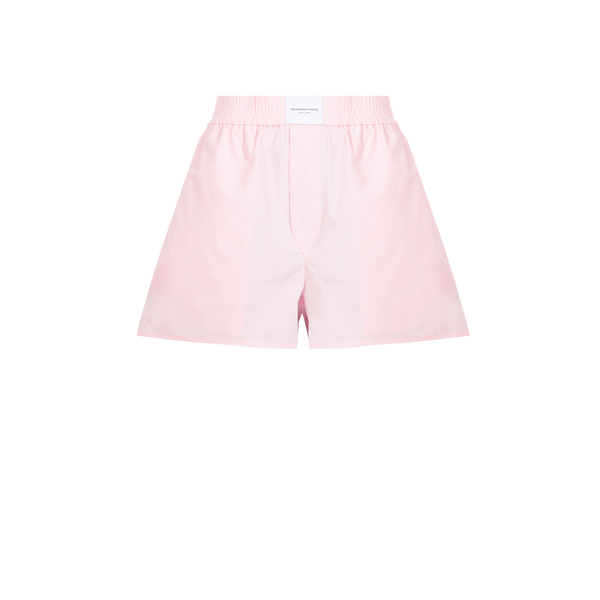 Alexander Wang Solid Colour Shorts In Pink