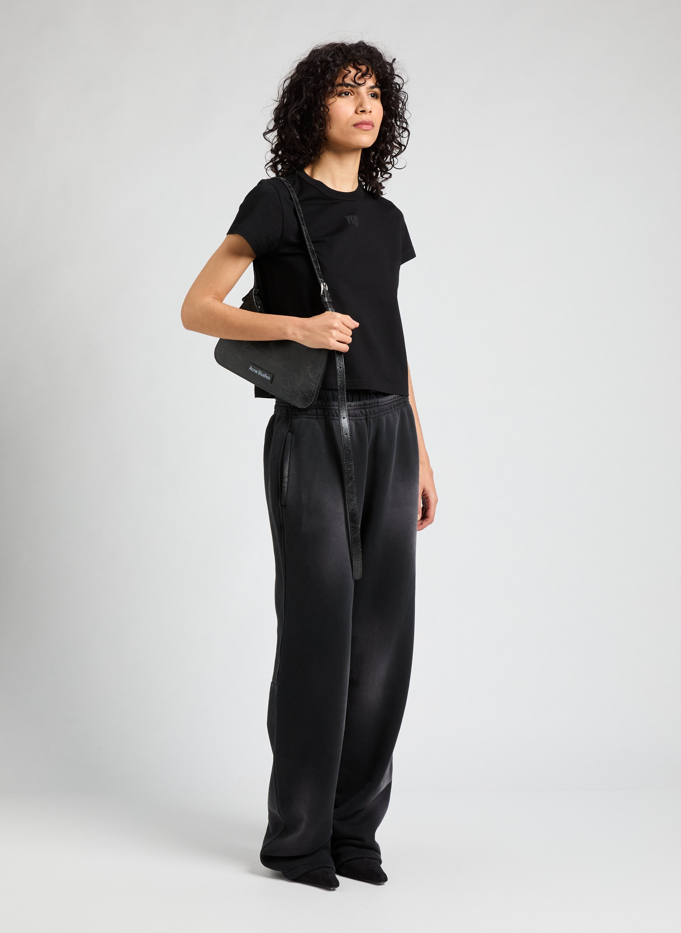 Tee-shirt en coton  ALEXANDER WANG Noir