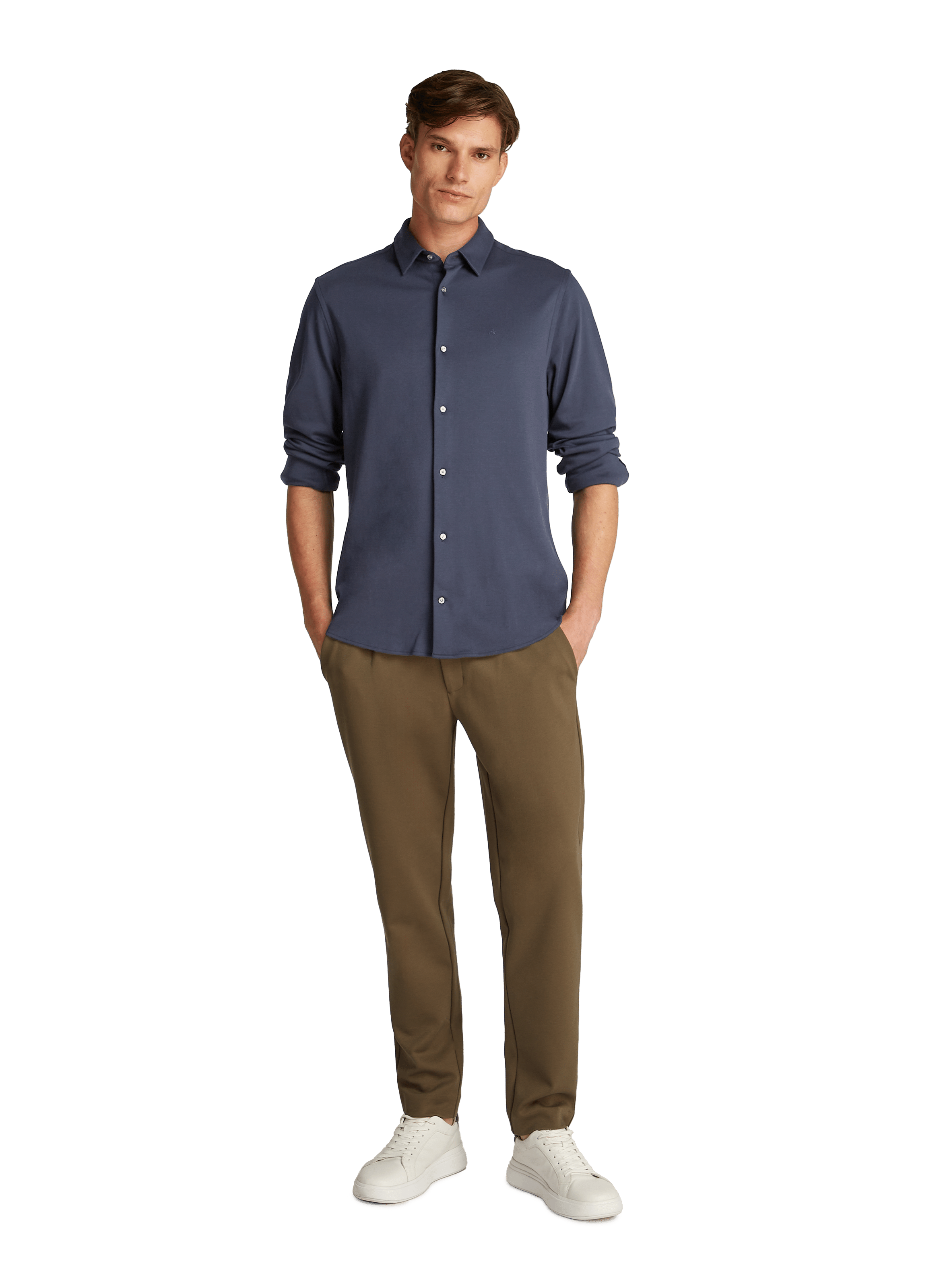 Chemise en coton  CALVIN KLEIN Bleu