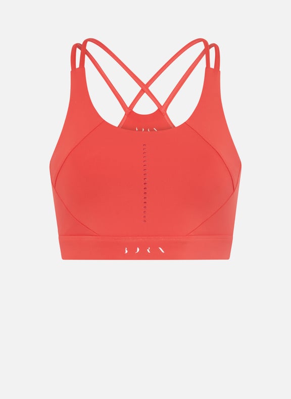 Soutien-gorge de sport saril à maintien élevé Orange by BORN LIVING YOGA BORN LIVING YOGA Soutien-gorge de sport saril à maintien élevé Orange