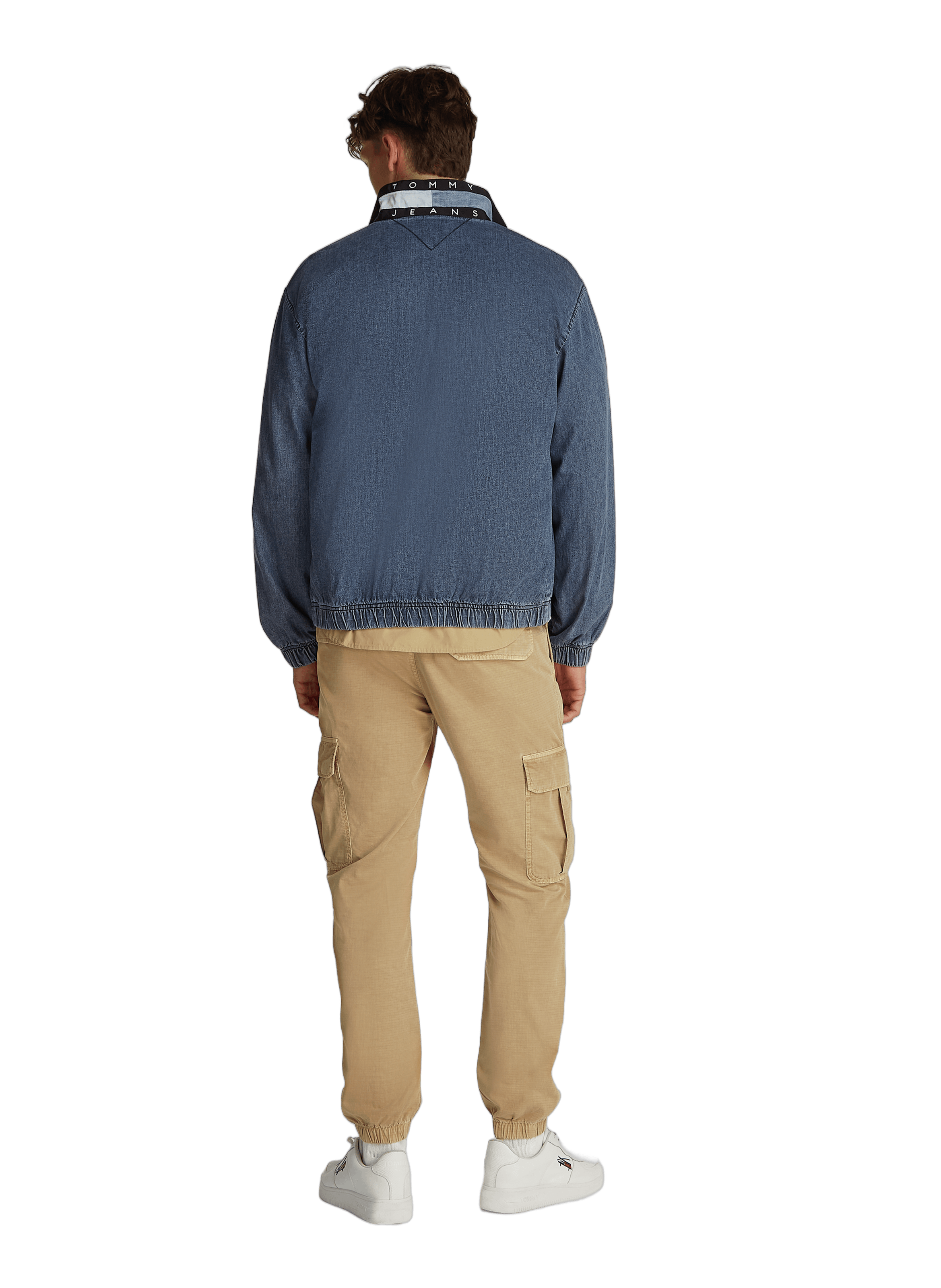 Denim bomber jacket  TOMMY HILFIGER Blue