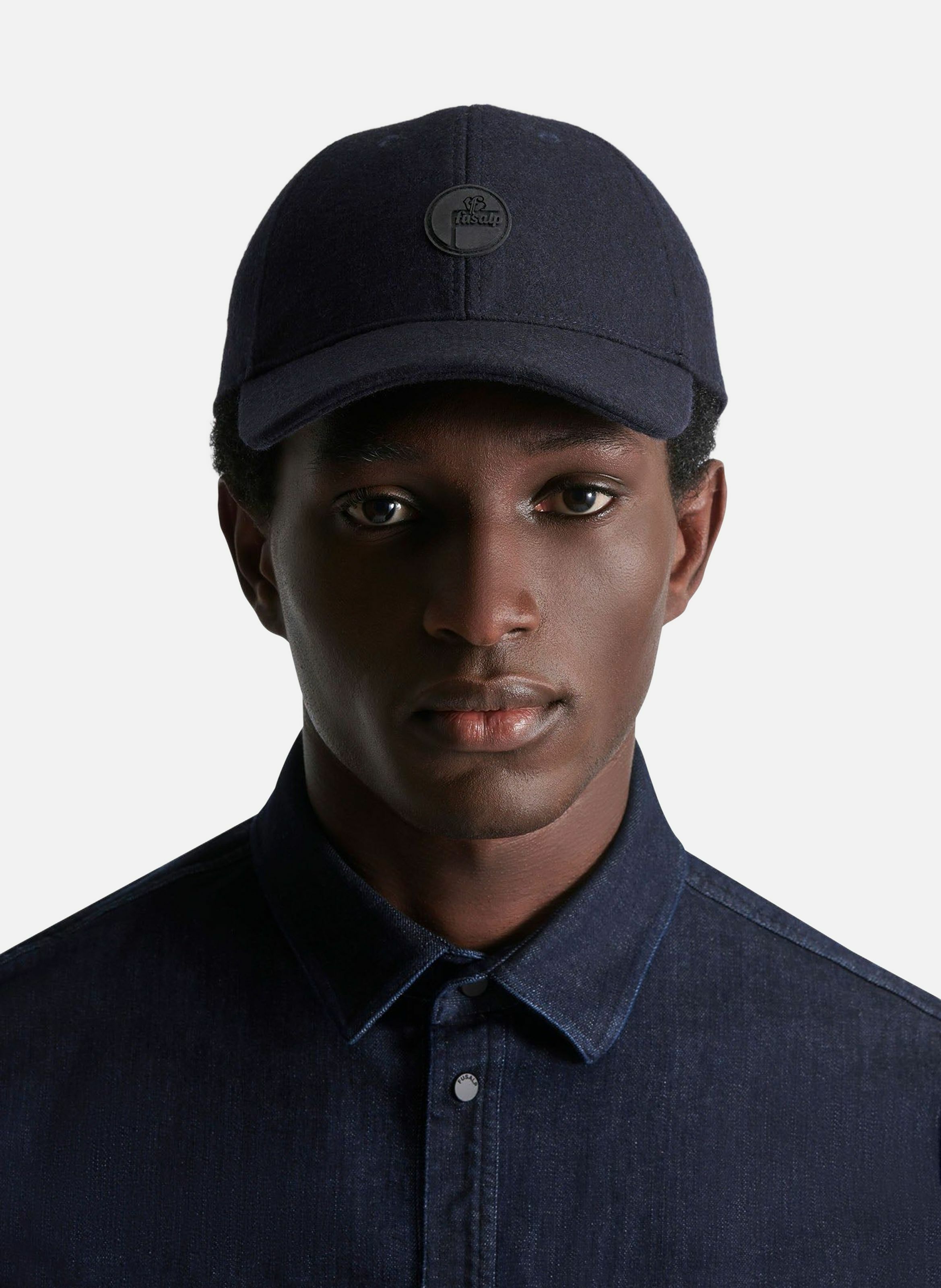 Casquette wool cap laine FUSALP Bleu