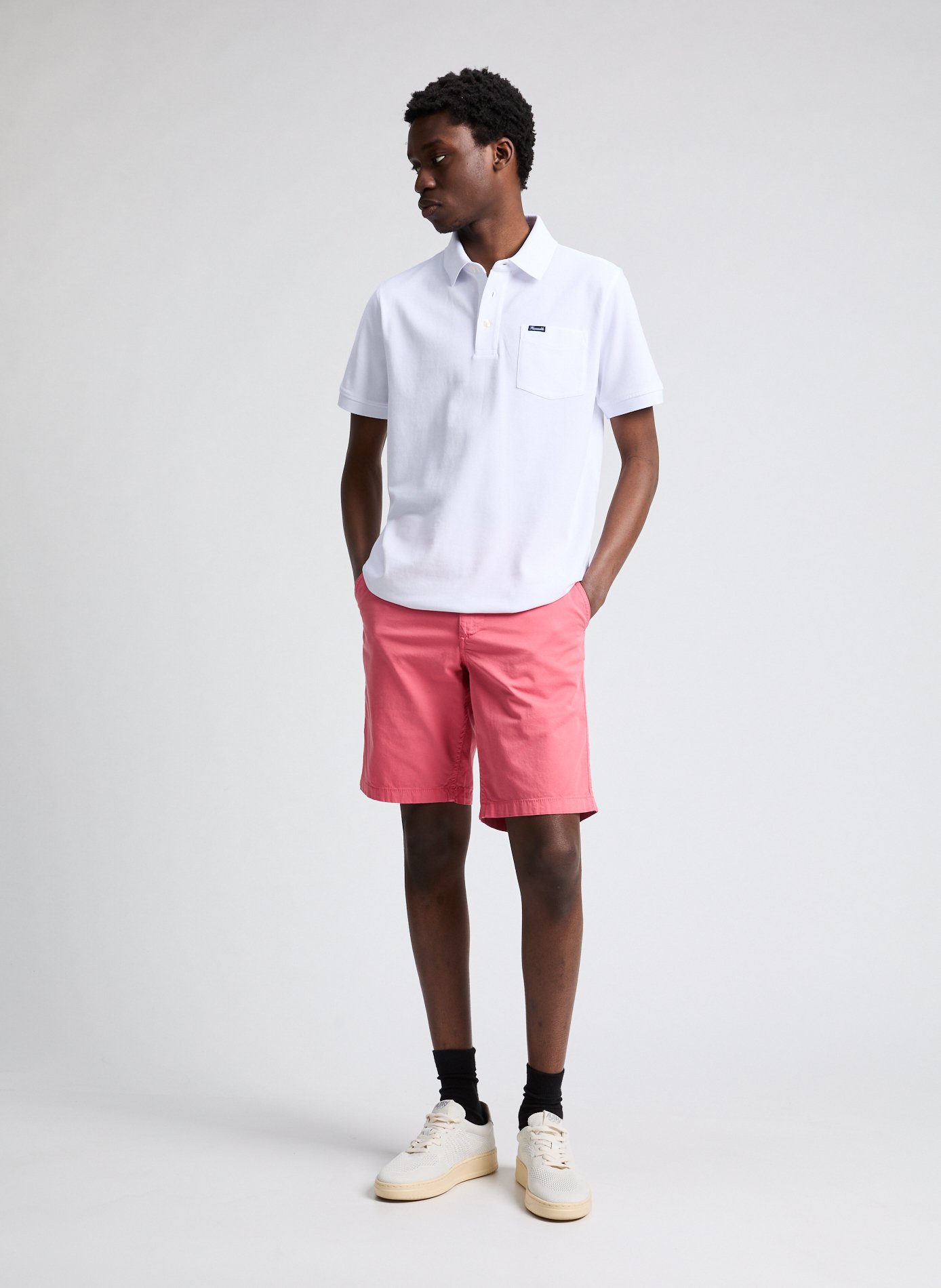  Cotton polo shirt  FACONNABLE White