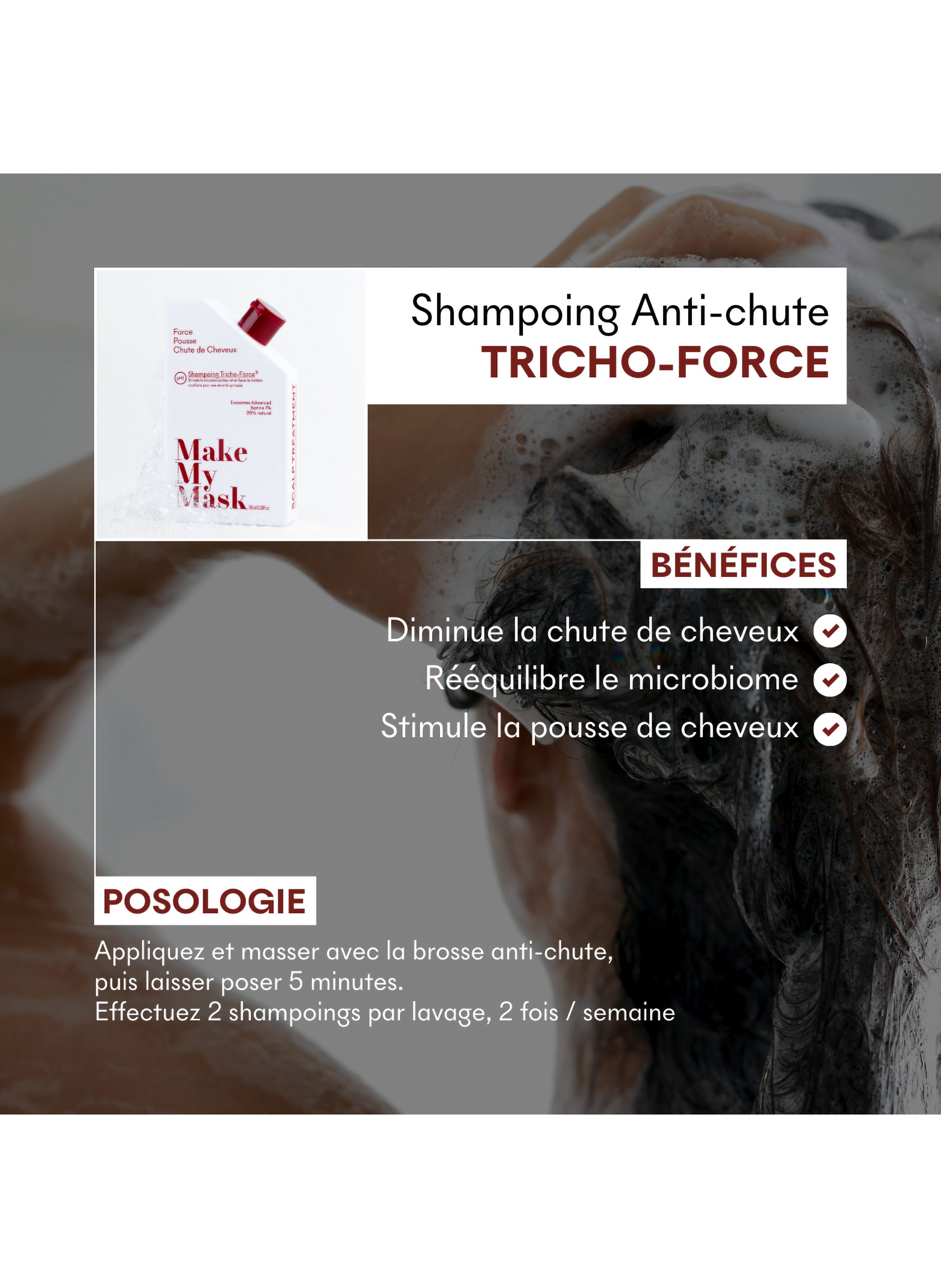 Tricho-Force Shampoo MAKE MY MASK No color