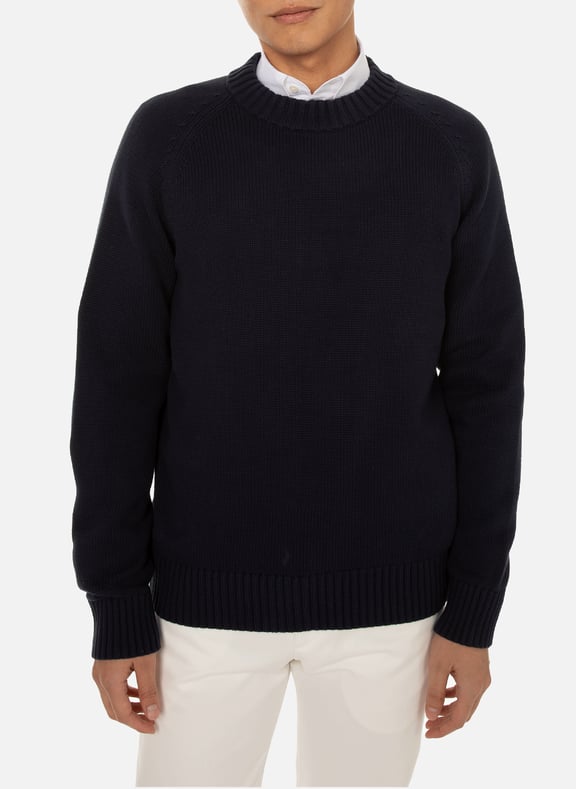 Cotton jumper Blue by SAISON 1865 SAISON 1865 Cotton jumper Blue