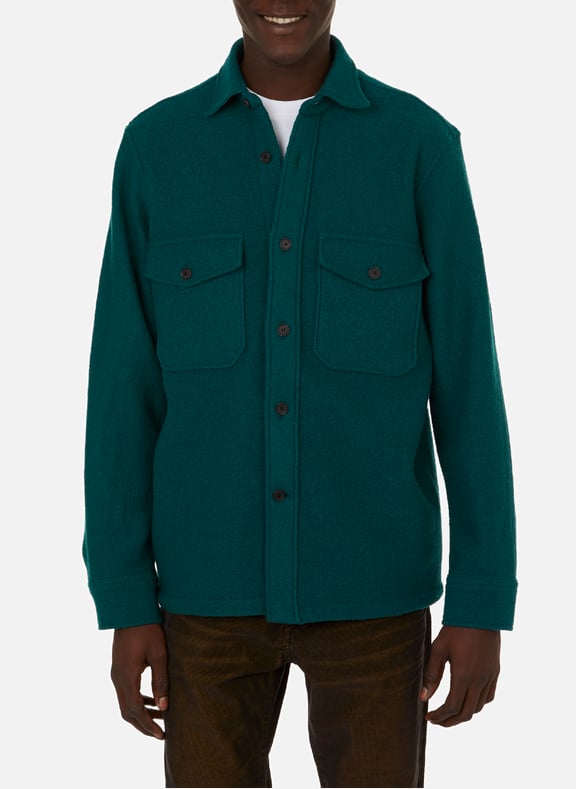 Wool jacket Green by SAISON 1865 SAISON 1865 Wool jacket Green