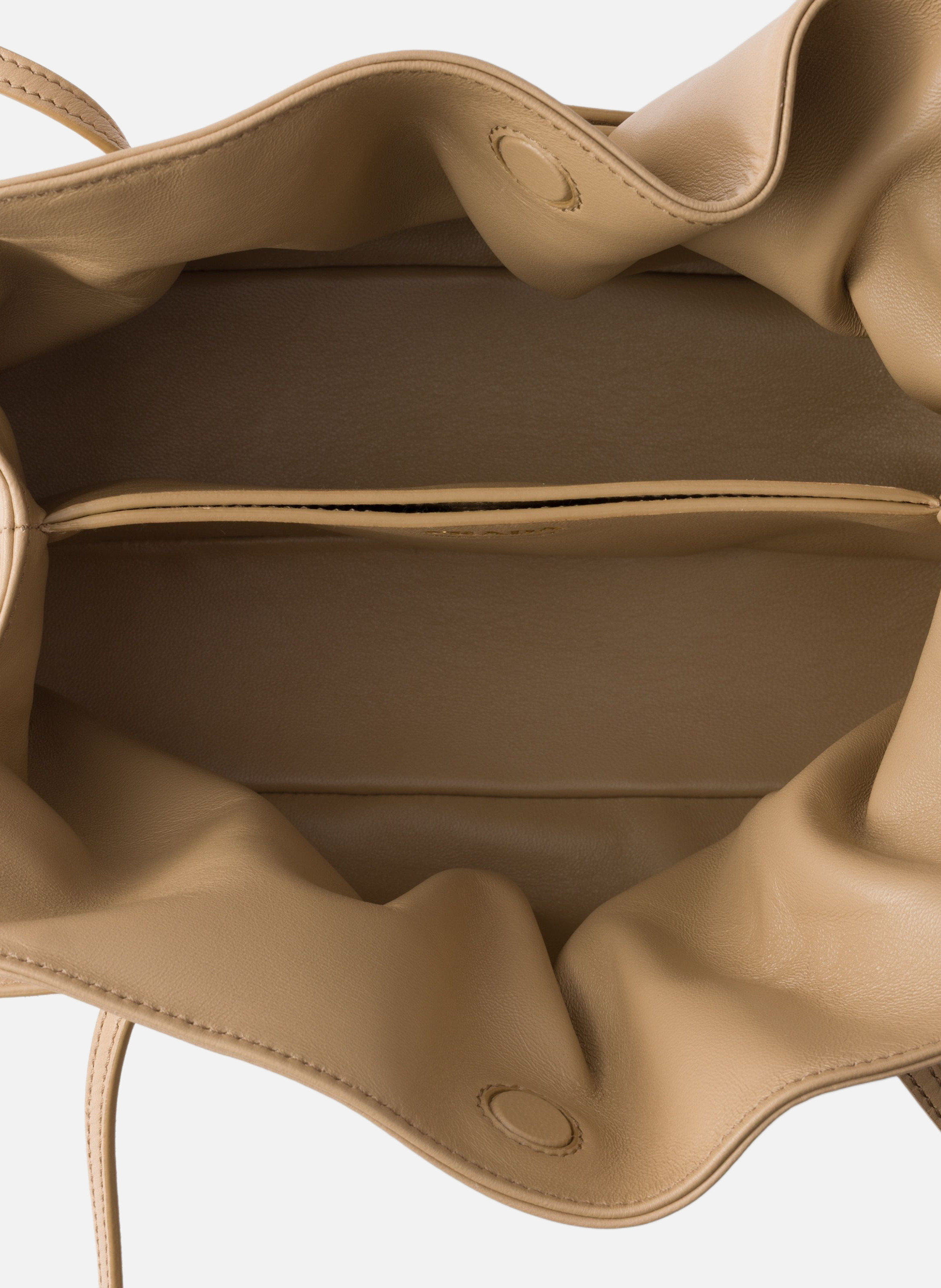 Petit sac prada dada en cuir nappa PRADA Beige