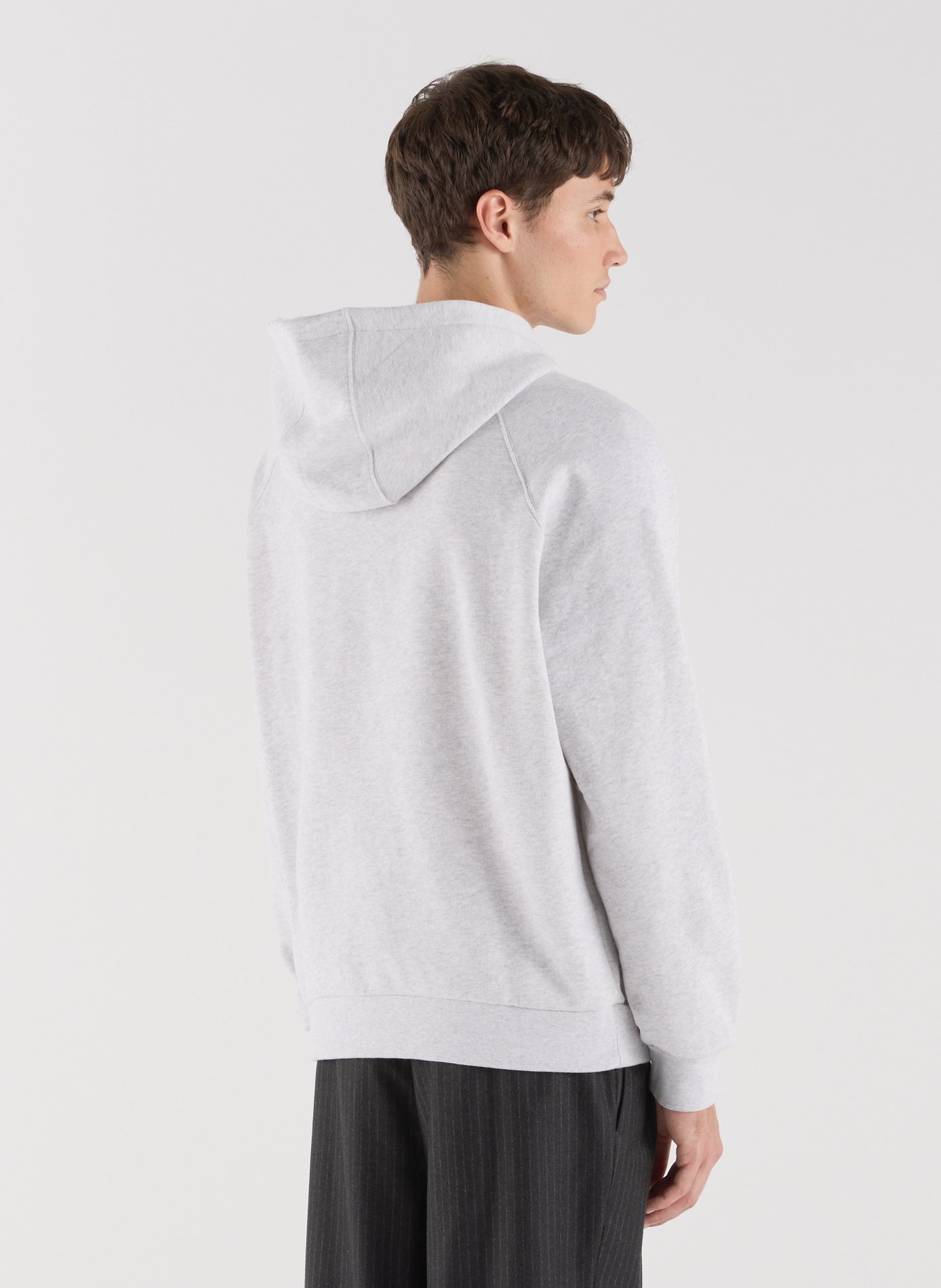 Cotton fleece-blend hoodie SAISON 1865 Grey