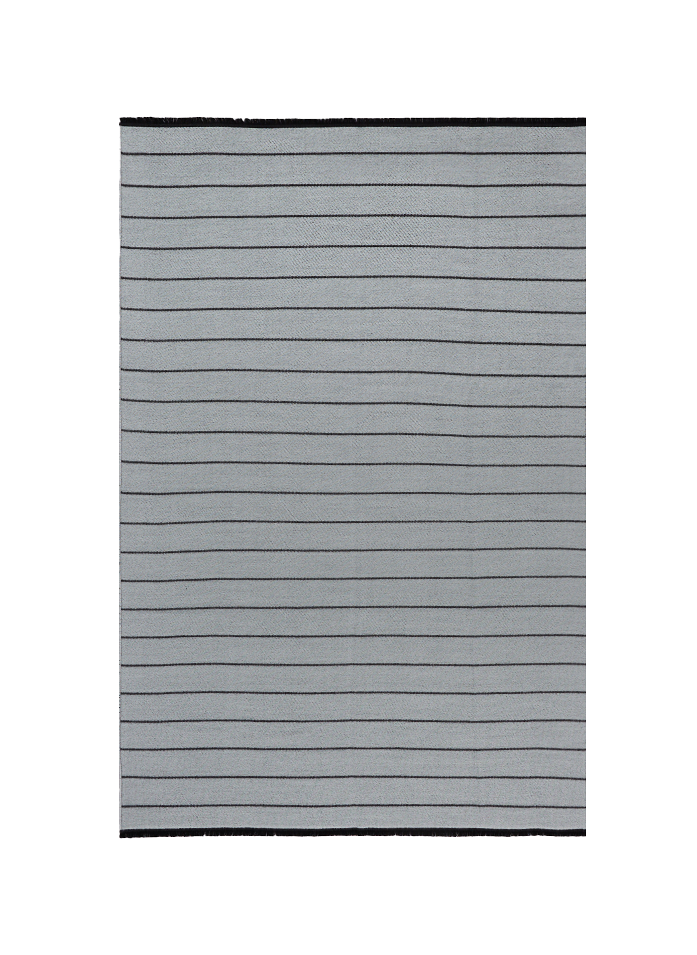 Plaid à motif rayé AU PRINTEMPS PARIS Gris