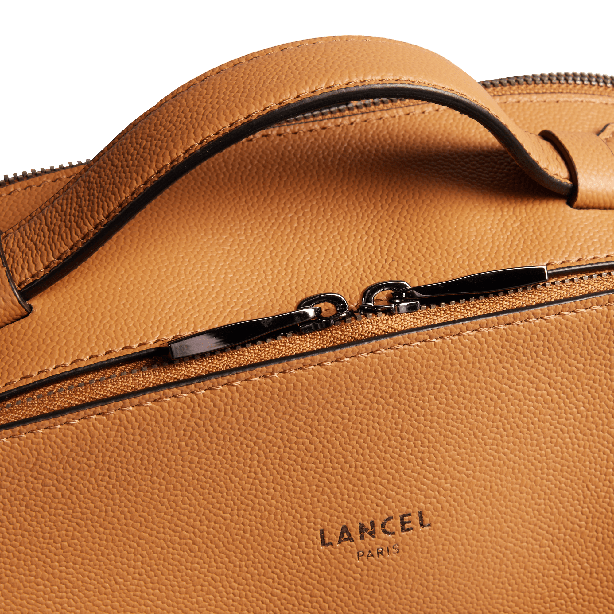 Sac à dos convertible charlie de lancel en cuir LANCEL Marron