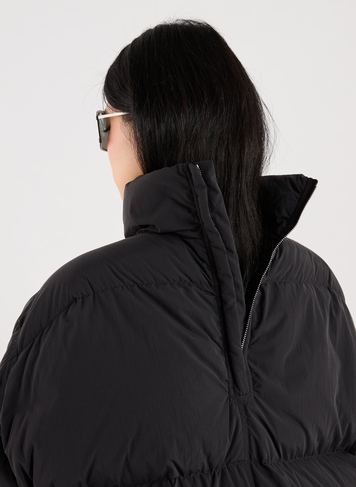 Belted puffer jacket RICK OWENS Black