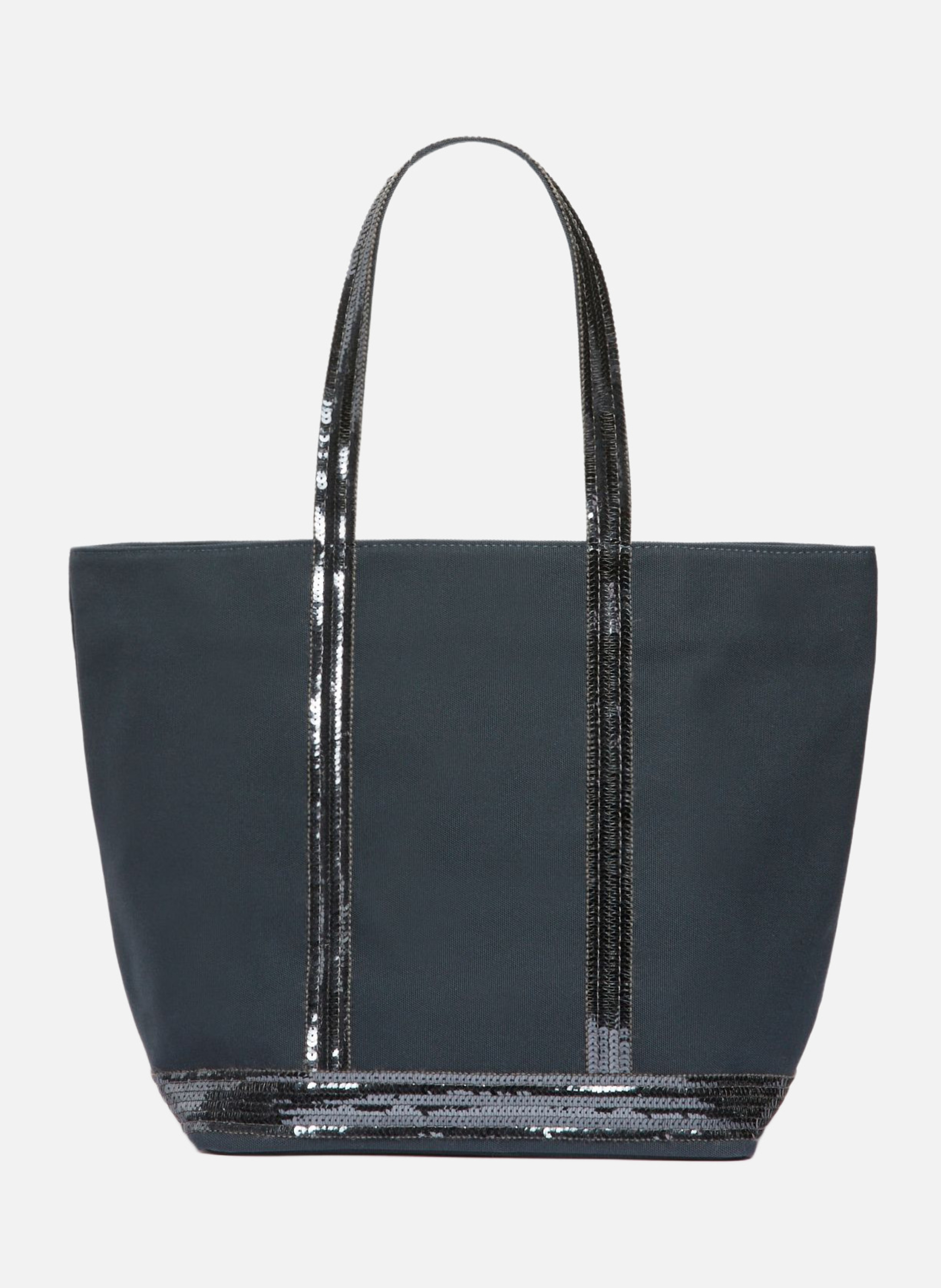 Cabas m zippé en toile  Pyrite