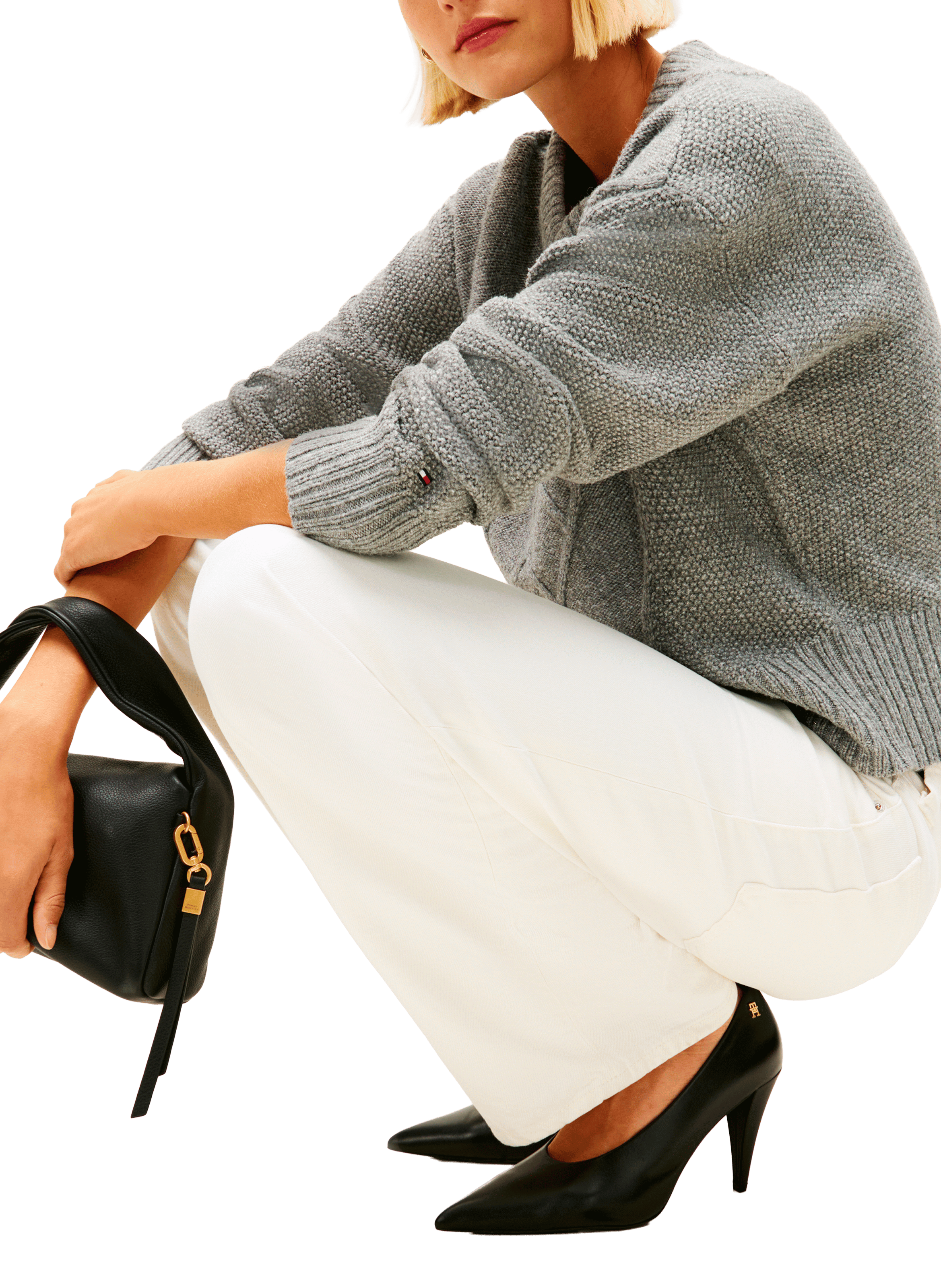 Escarpins à bout pointu TOMMY HILFIGER Noir