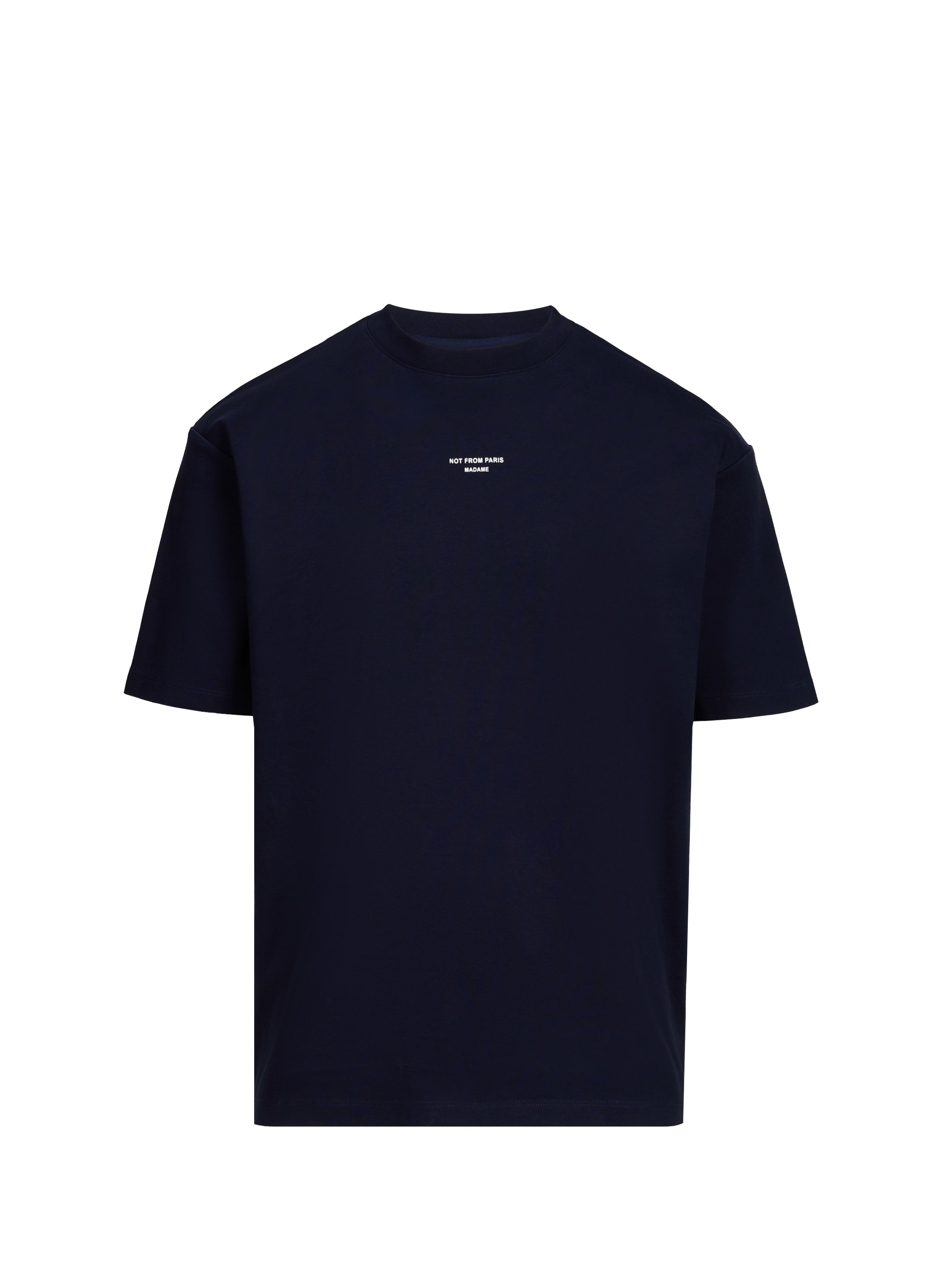 DROLE DE MONSIEUR Classic Cotton T-Shirt Blue