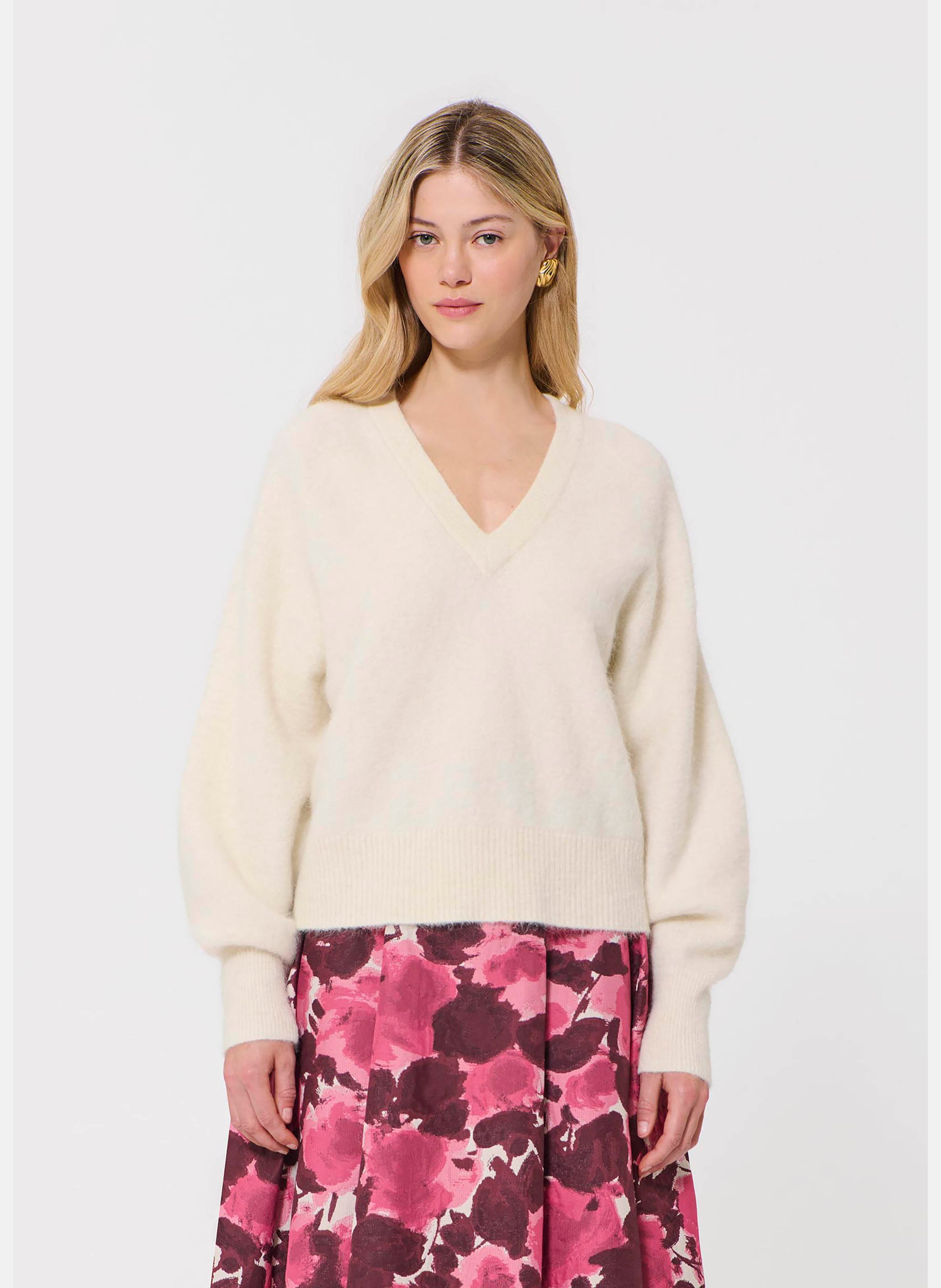 Pull paz TARA JARMON Blanc