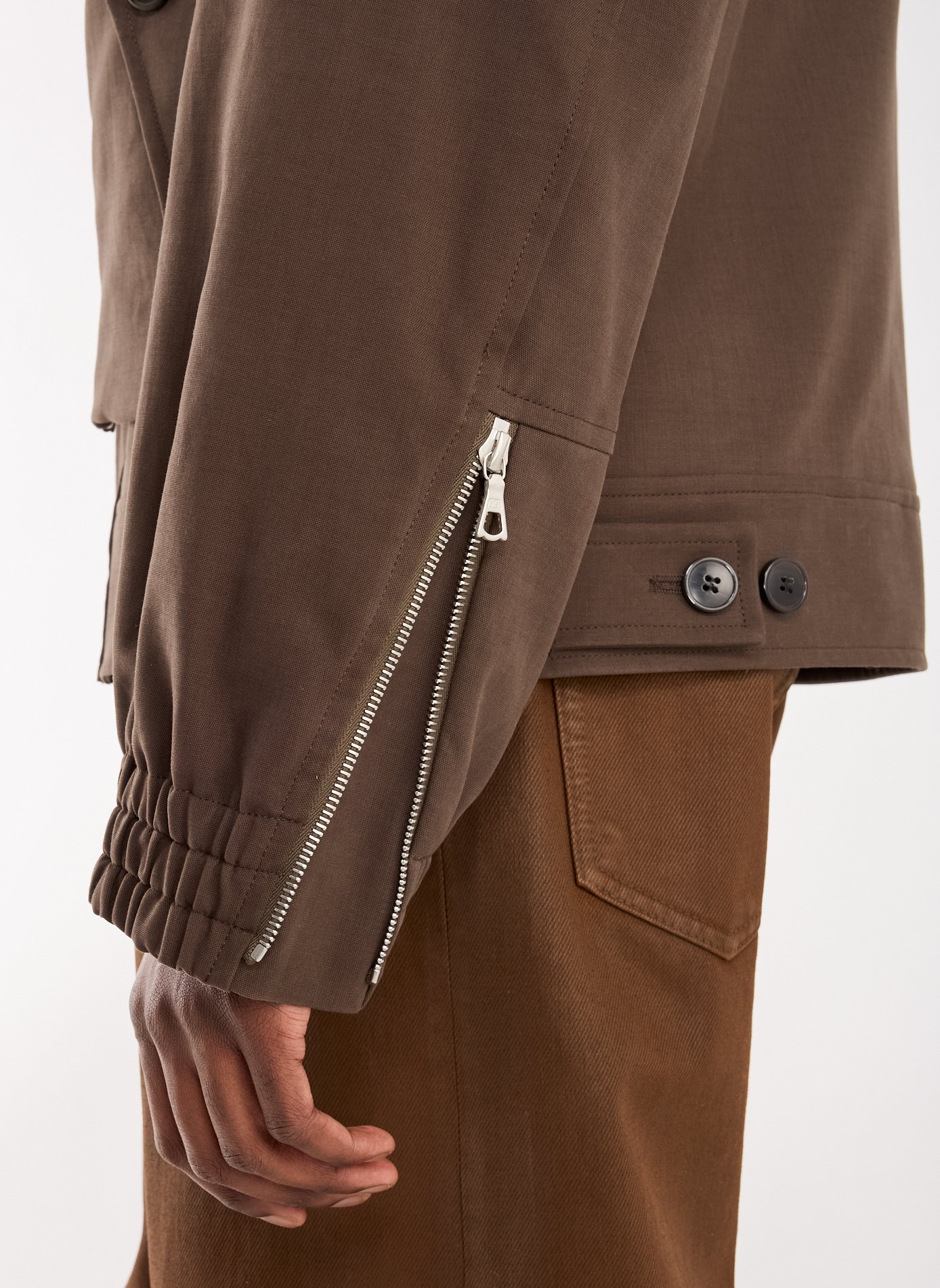 Cotton jacket DRIES VAN NOTEN Brown