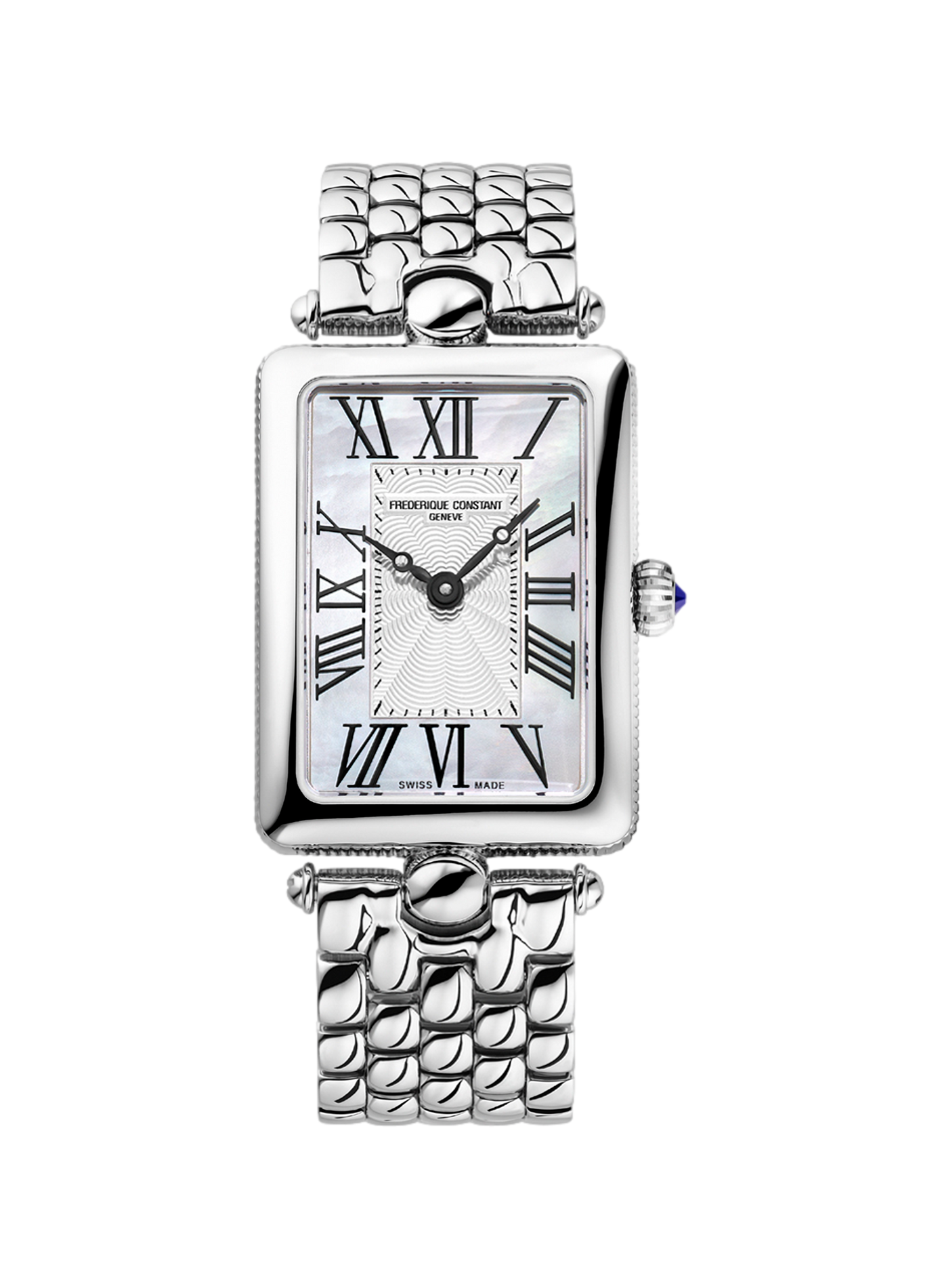 Montre à quartz en acier inoxydable FREDERIQUE CONSTANT Marron