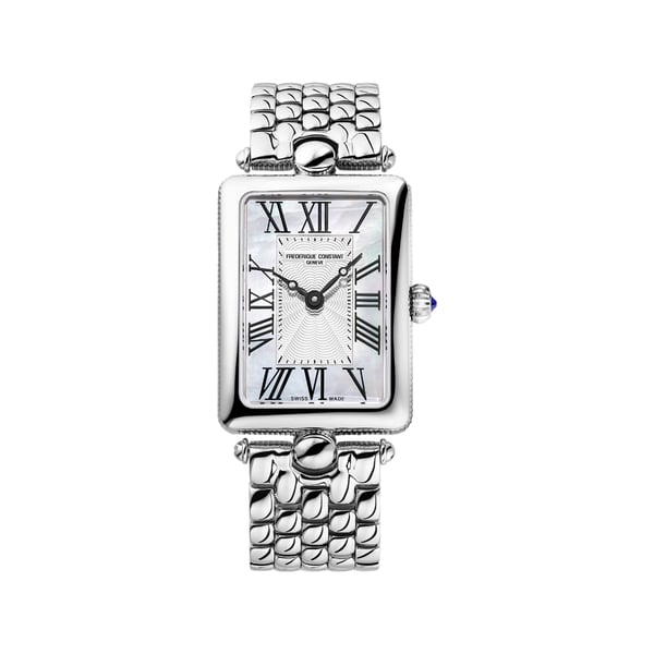 Montre quartz Art Déco Carrée bracelet acier Montre quartz Art Déco Carrée bracelet acier