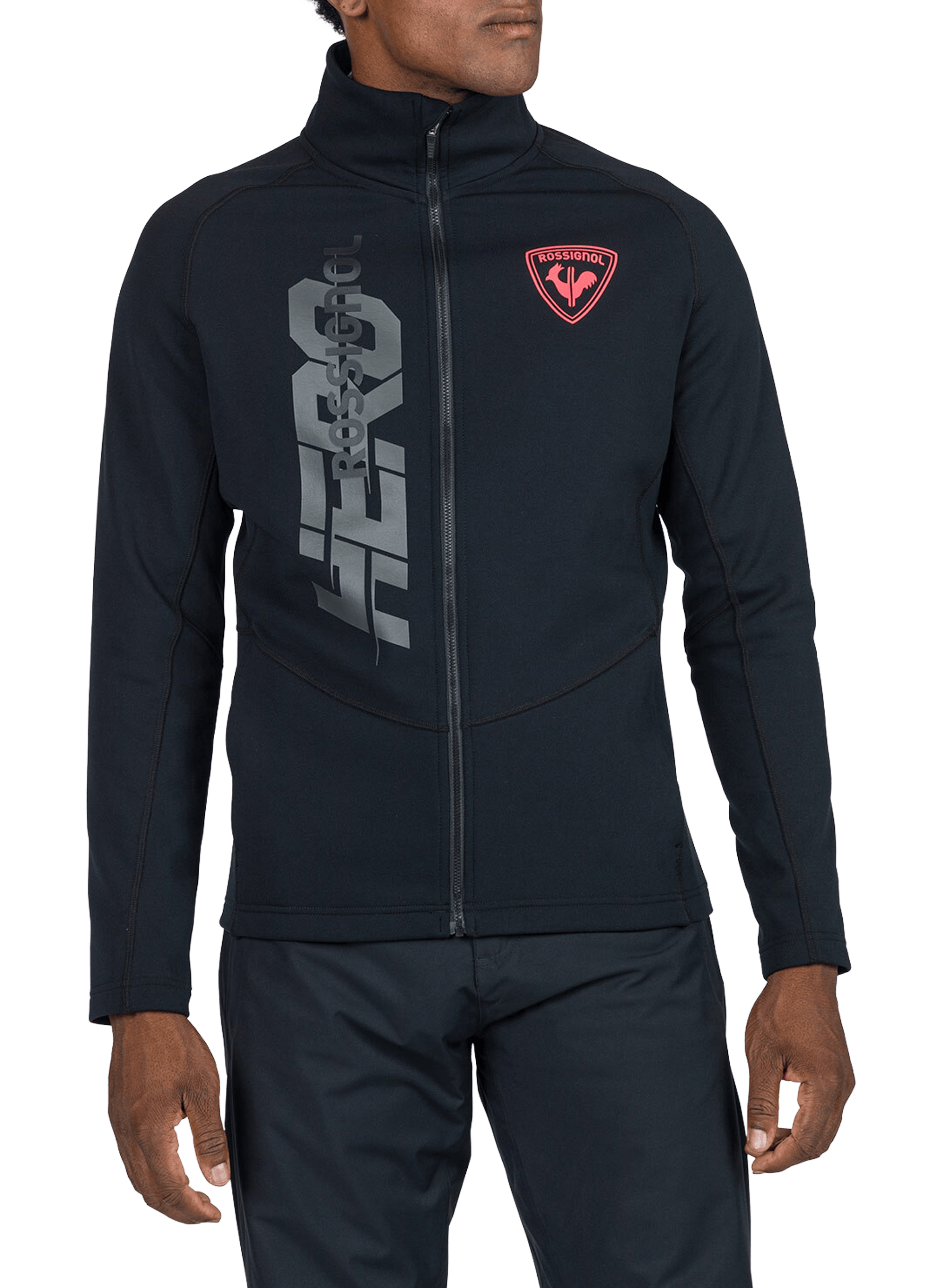 ROSSIGNOL Veste légère à imprimé Noir