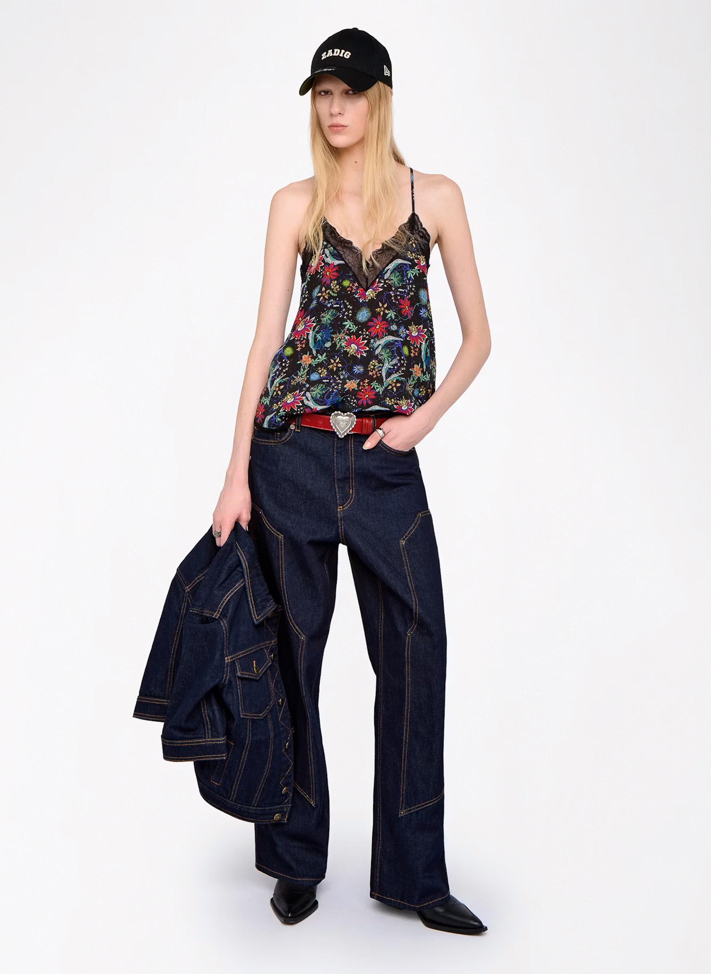 Caraco fleuri fluide christy ZADIG&VOLTAIRE Bleu