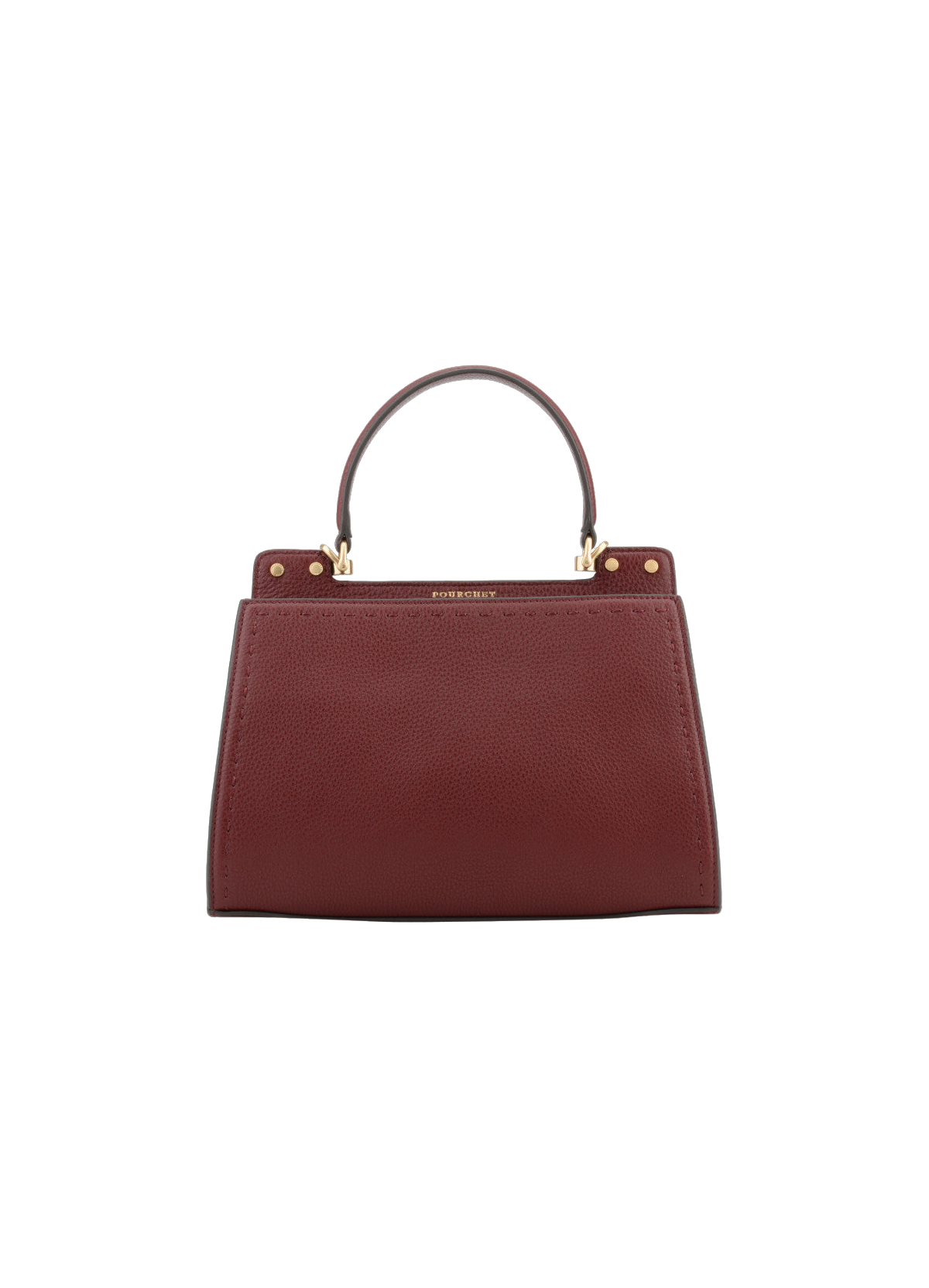 Trianon | sac porté main mm POURCHET Rouge