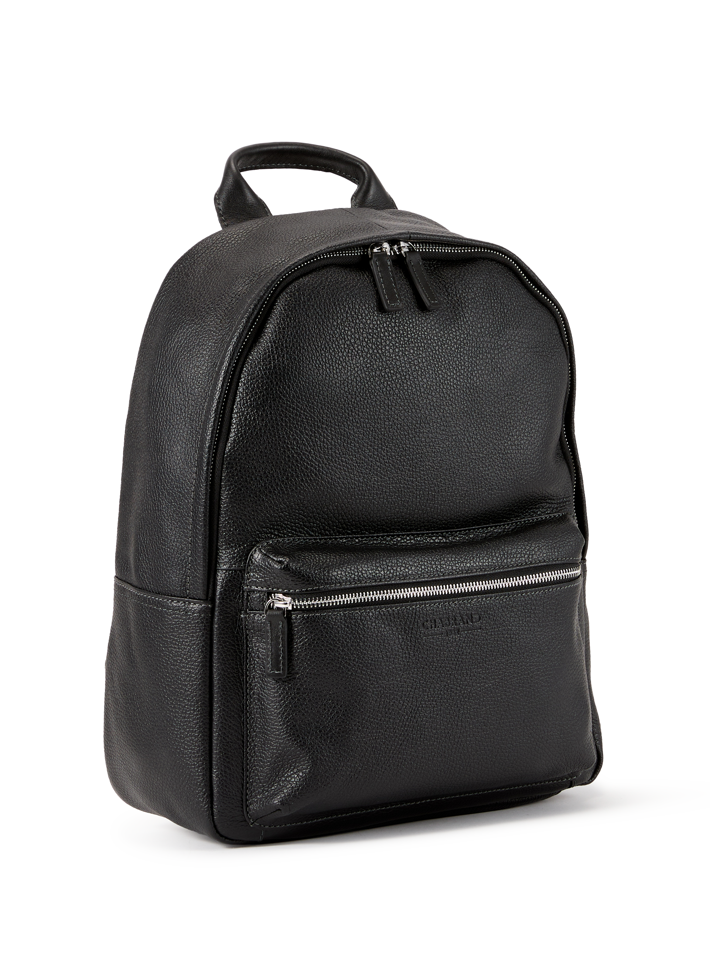Cowhide leather backpack CHABRAND Black