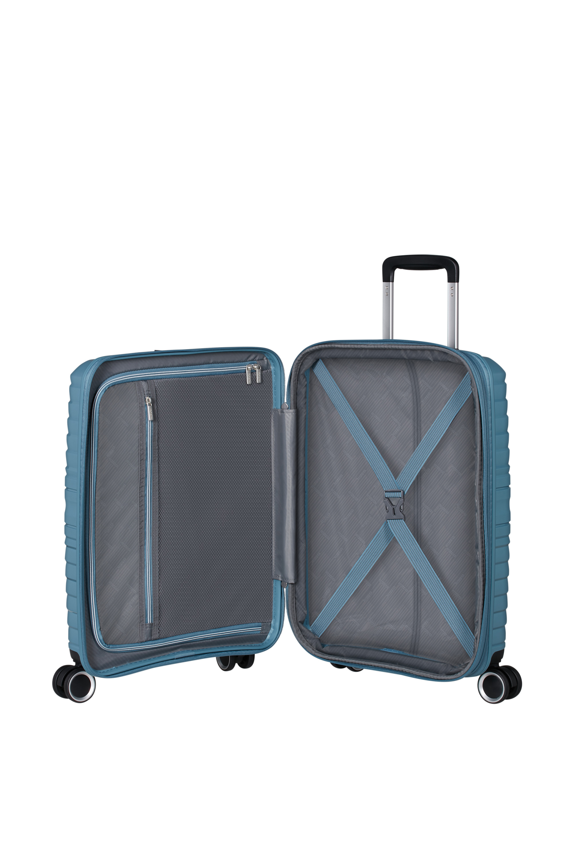 Flytwist valise 4 roues taille s AMERICAN TOURISTER Bleu