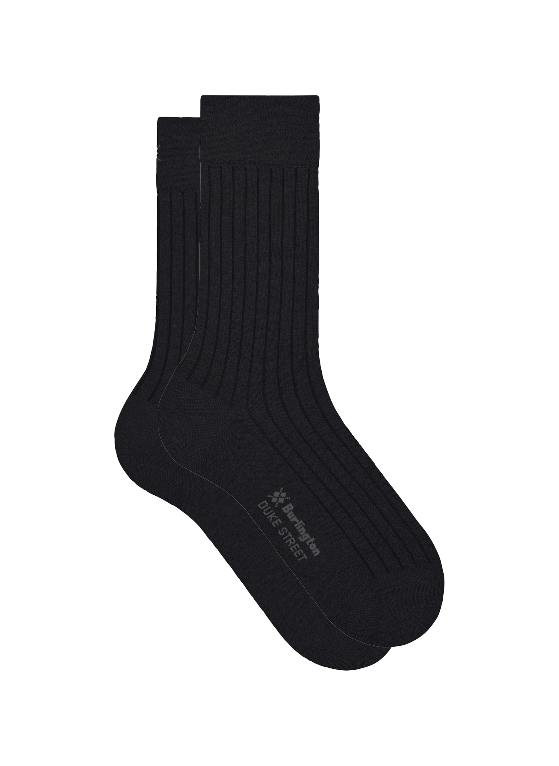 Calcetines altos de algodón mezclado BURLINGTON Negro