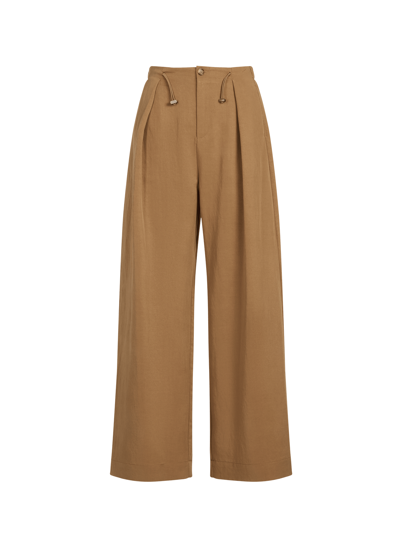Wide leg pants SUNCOO Brown
