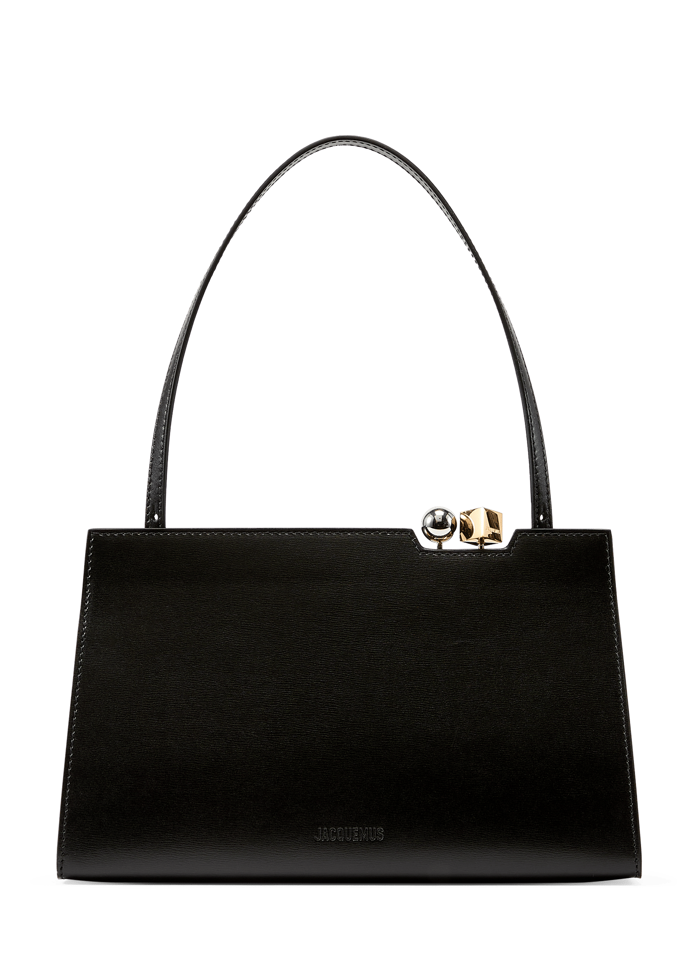 Le sac Salon en cuir JACQUEMUS Noir