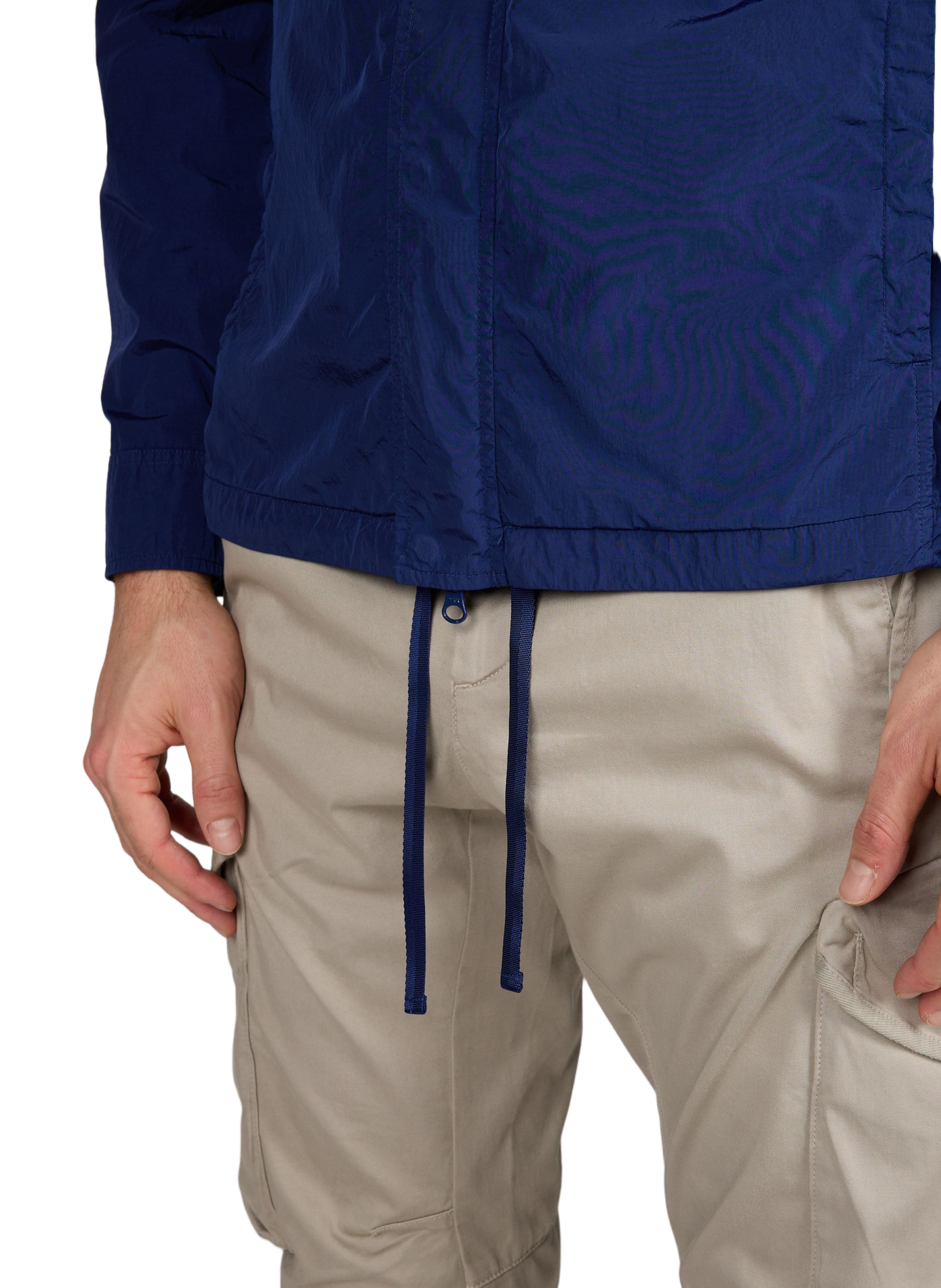 Surchemise zippée à capuche CP COMPANY Bleu