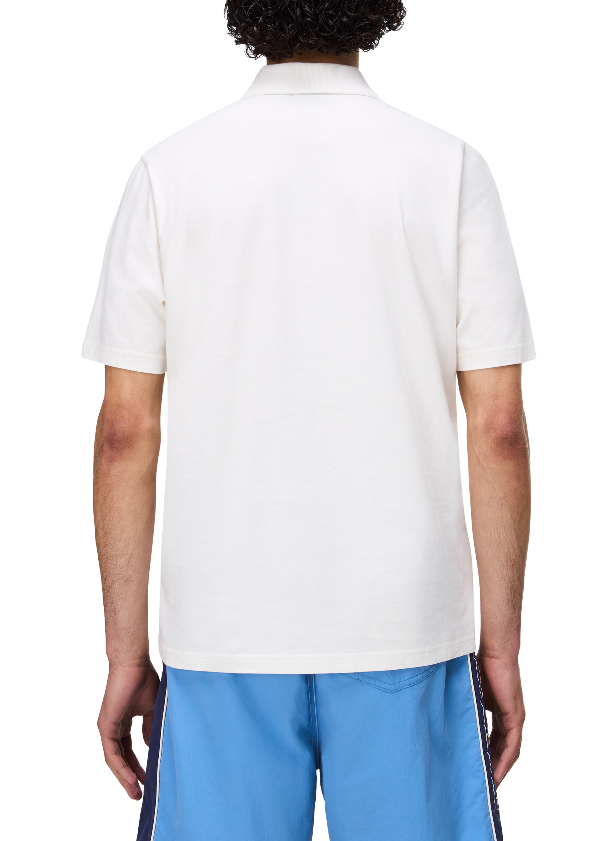 Polo manches courtes E-Nedles en coton NAPAPIJRI Blanc