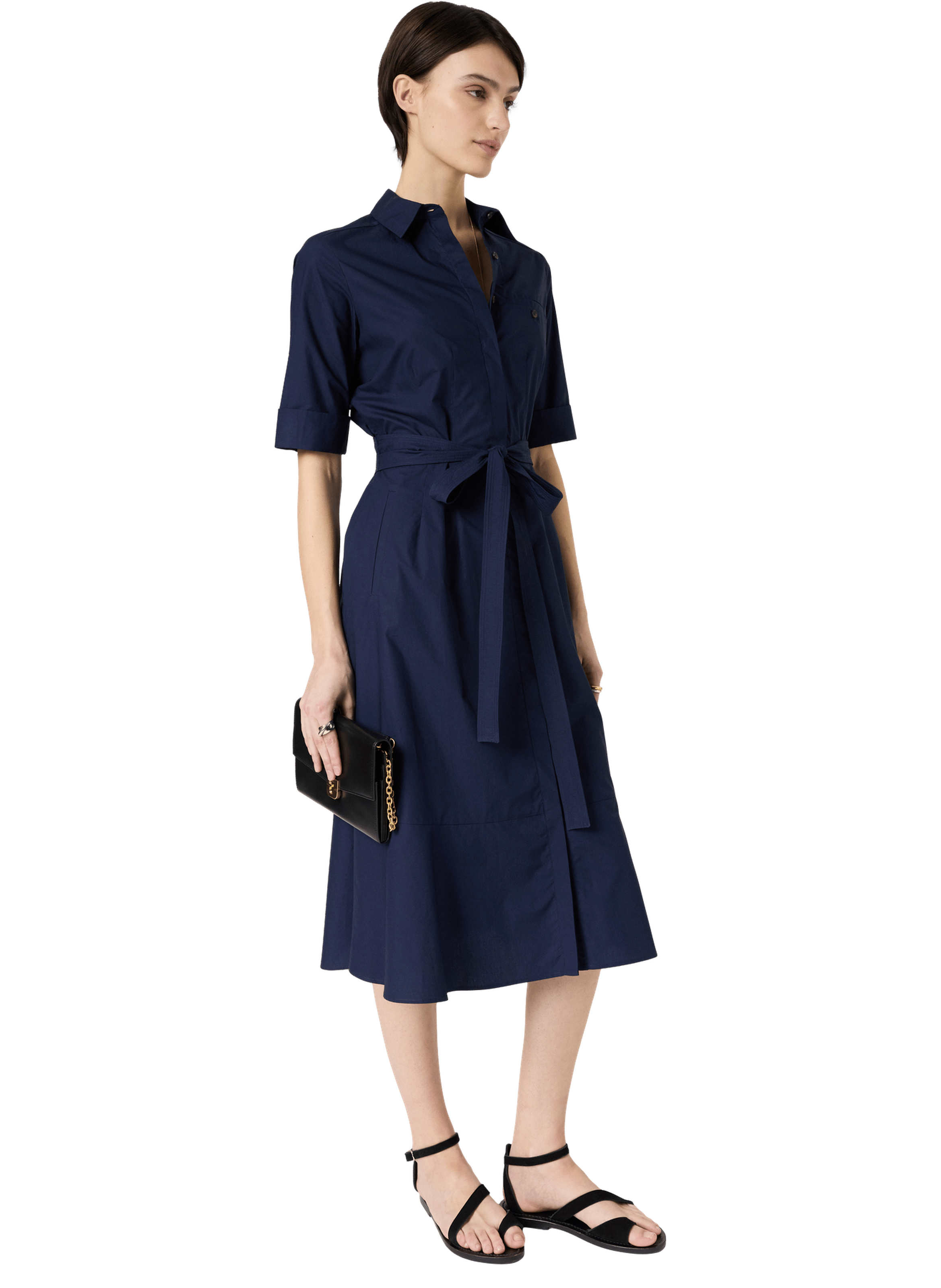 Robe chemise en coton - rana GERARD DAREL Bleu