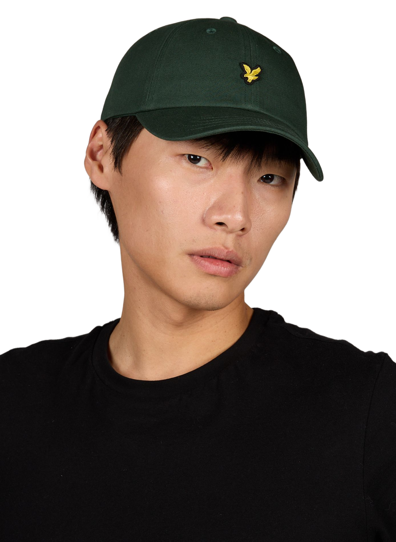 Gorra bordada de algodón LYLE & SCOTT Verde