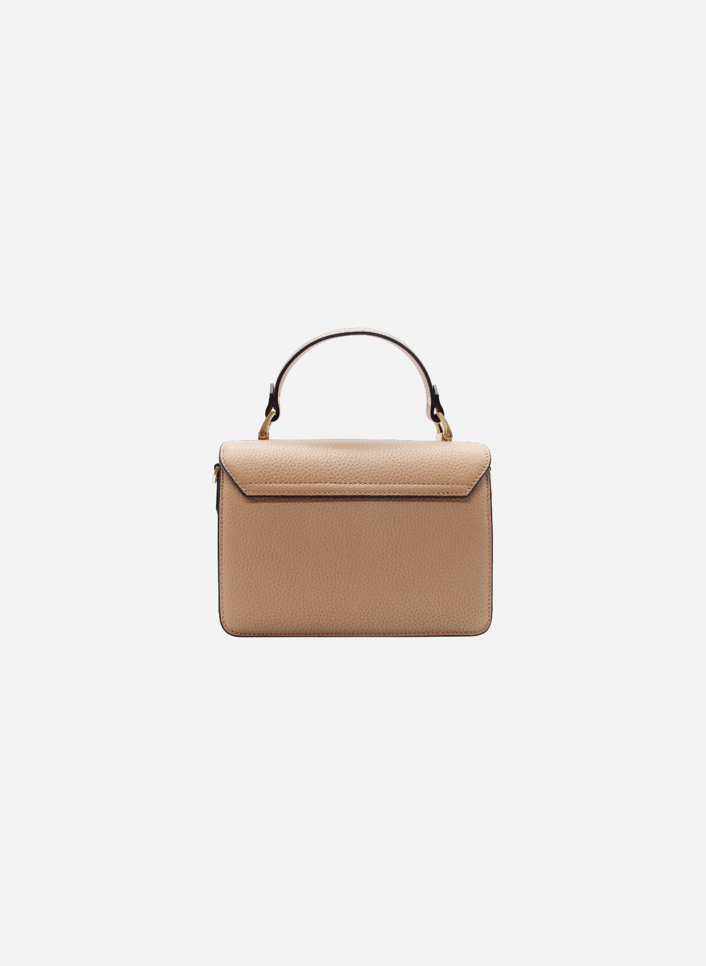 Auteuil | sac à main en cuir de vachette POURCHET Marron