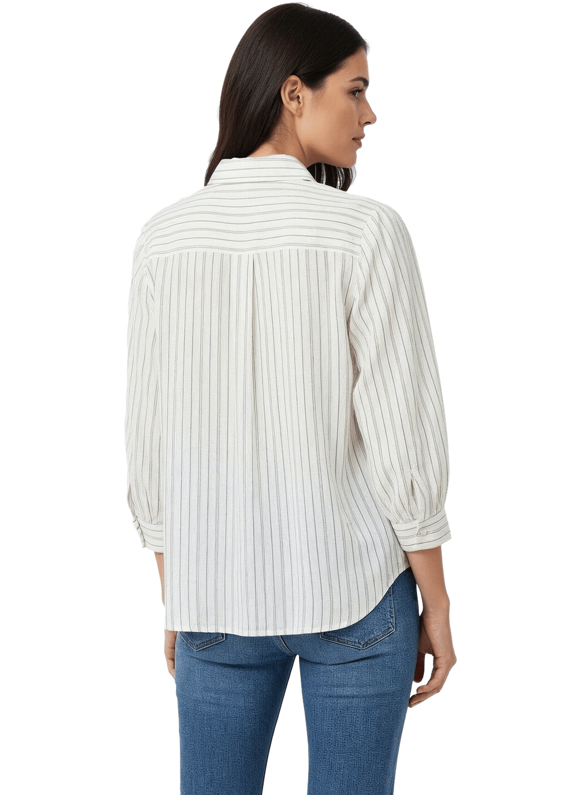 Chemise rayée à manches larges - udyana GERARD DAREL Beige